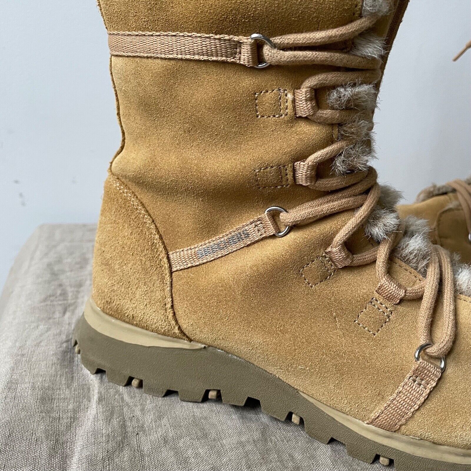 SKECHERS Skechers Y2K Suede Chukka Top Sider Knee Snow Boots 8520AC Size US 10 / IT 40 - 2 Thumbnail