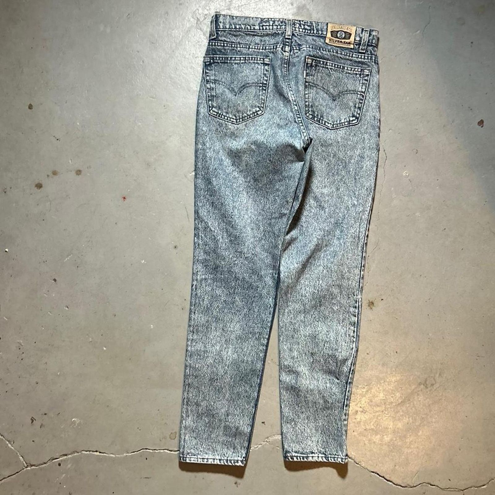 Levi's 90s levis denim jeans made in usa silver tab skinny Size US 28 / EU 44 - 3 Thumbnail