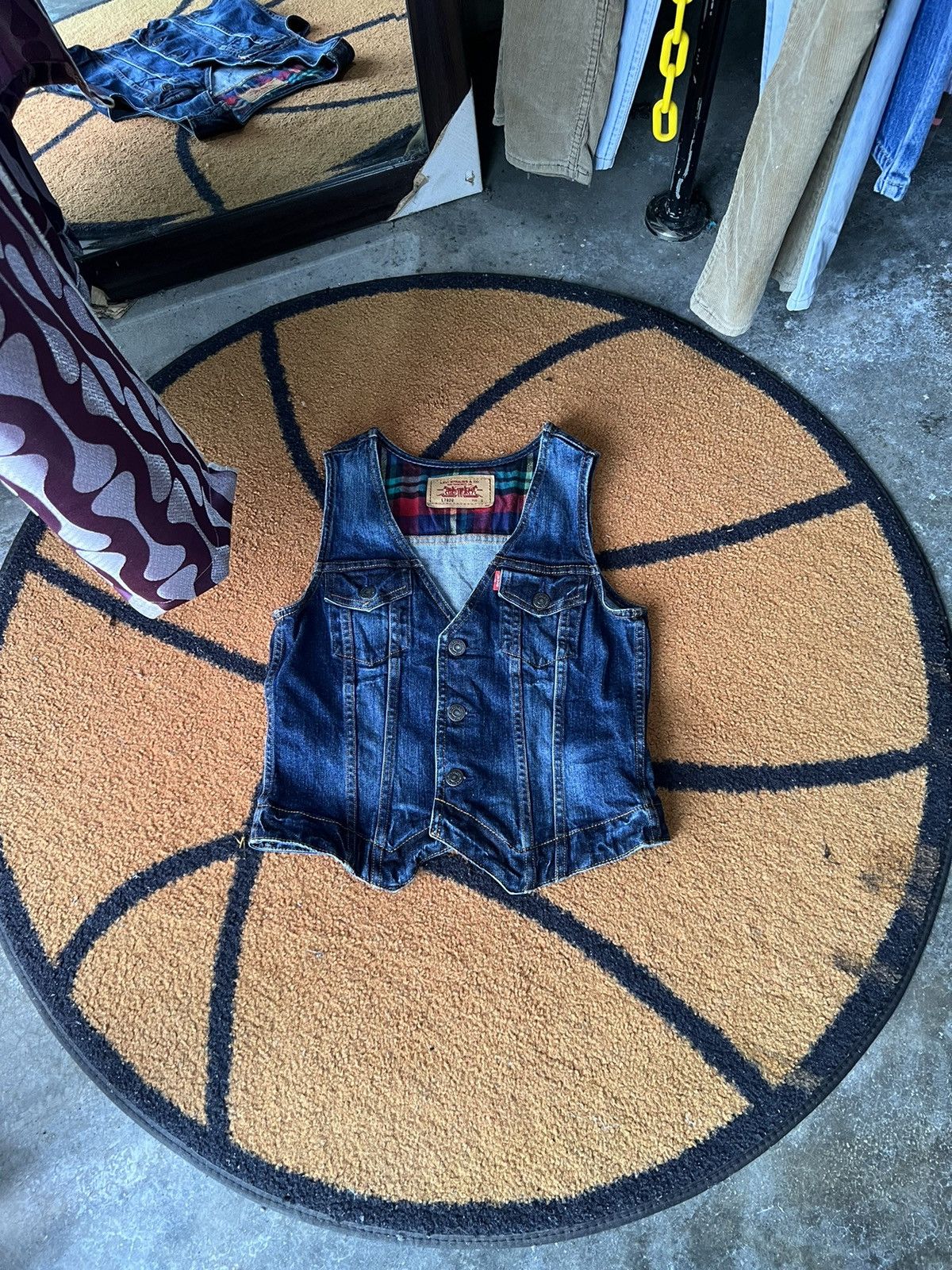 Levi's 🔥Levis L7920 Denim Vest Size XXS / US 00 / IT 34 - 1 Thumbnail