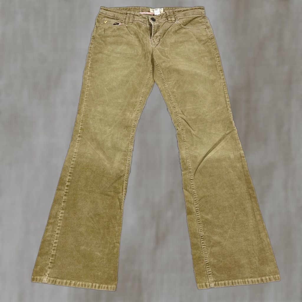 American Eagle Outfitters VINTAGE American Eagle Jeans Women 8 Bootcut Corduroy Brown 00s Modern Classic Hipster Mens Womens Size 30" / US 8 / IT 44 - 1 Thumbnail