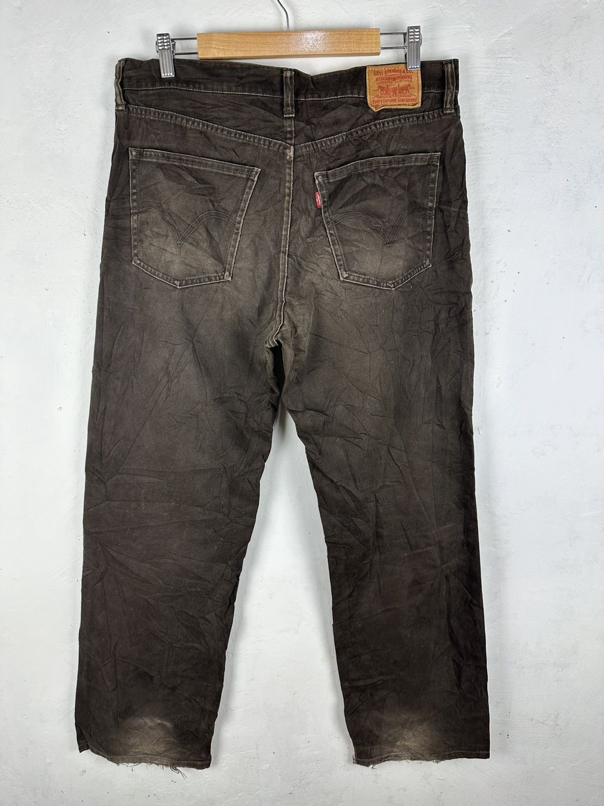 Japanese Brand Levis Dark Brown Vintage Japanese Branded #B001 Size US 34 / EU 50 - 2 Thumbnail