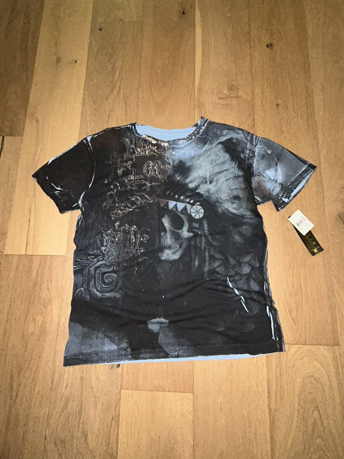 Affliction × Vintage INSANELY RARE! Y2K 2008 Affliction Royalty Tee WITH TAGS! Size US XL / EU 56 / 4 - 3 Thumbnail