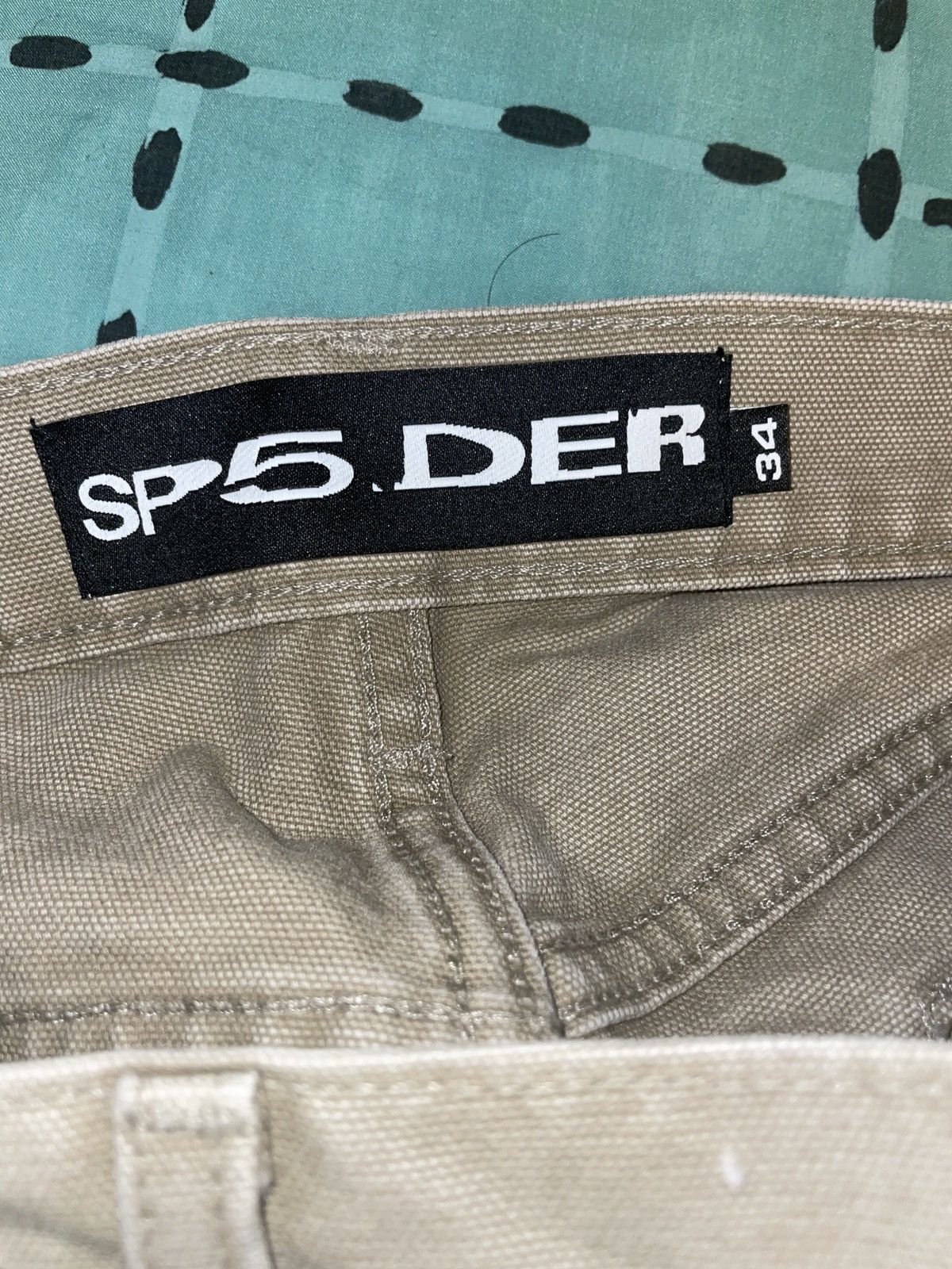Designer × Sp5der SP5DER CANVAS WORK PANT - Tan / 34 Size US 34 / EU 50 - 4 Thumbnail