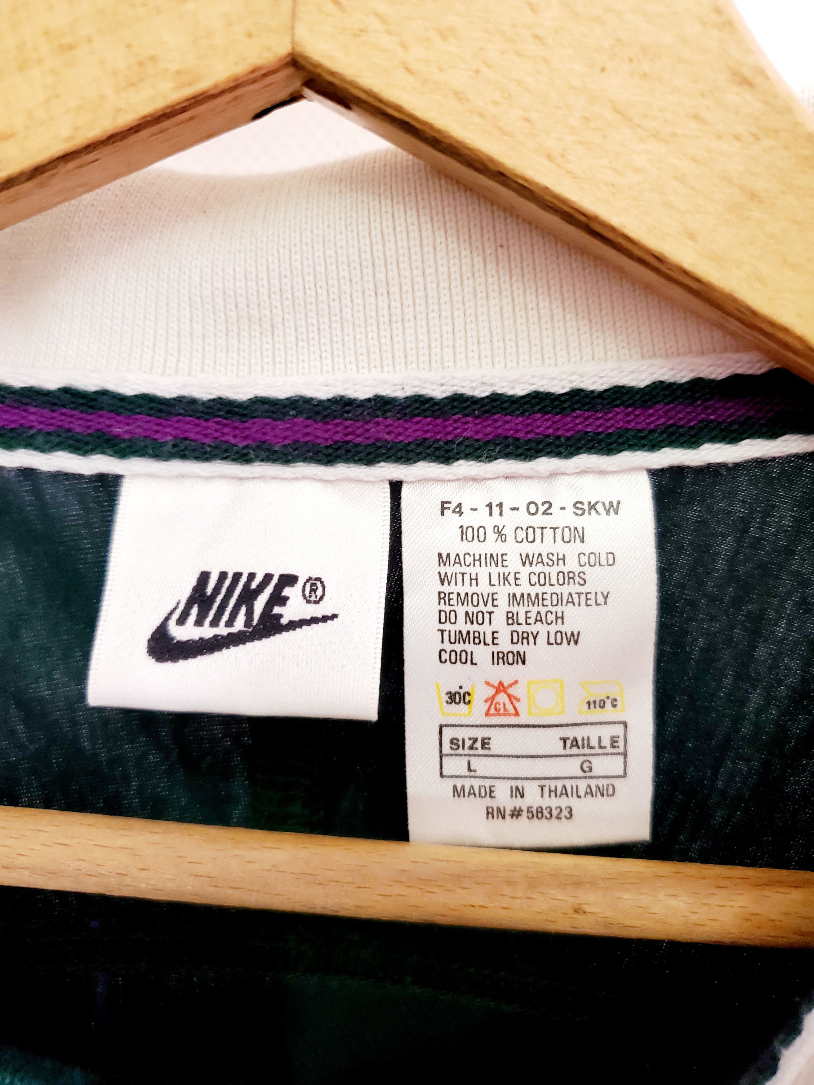 Nike × Vintage NIKE SUPREME COURT VINTAGE JIM COURIER 1994 TENNIS POLO Xl Size US XL / EU 56 / 4 - 4 Thumbnail