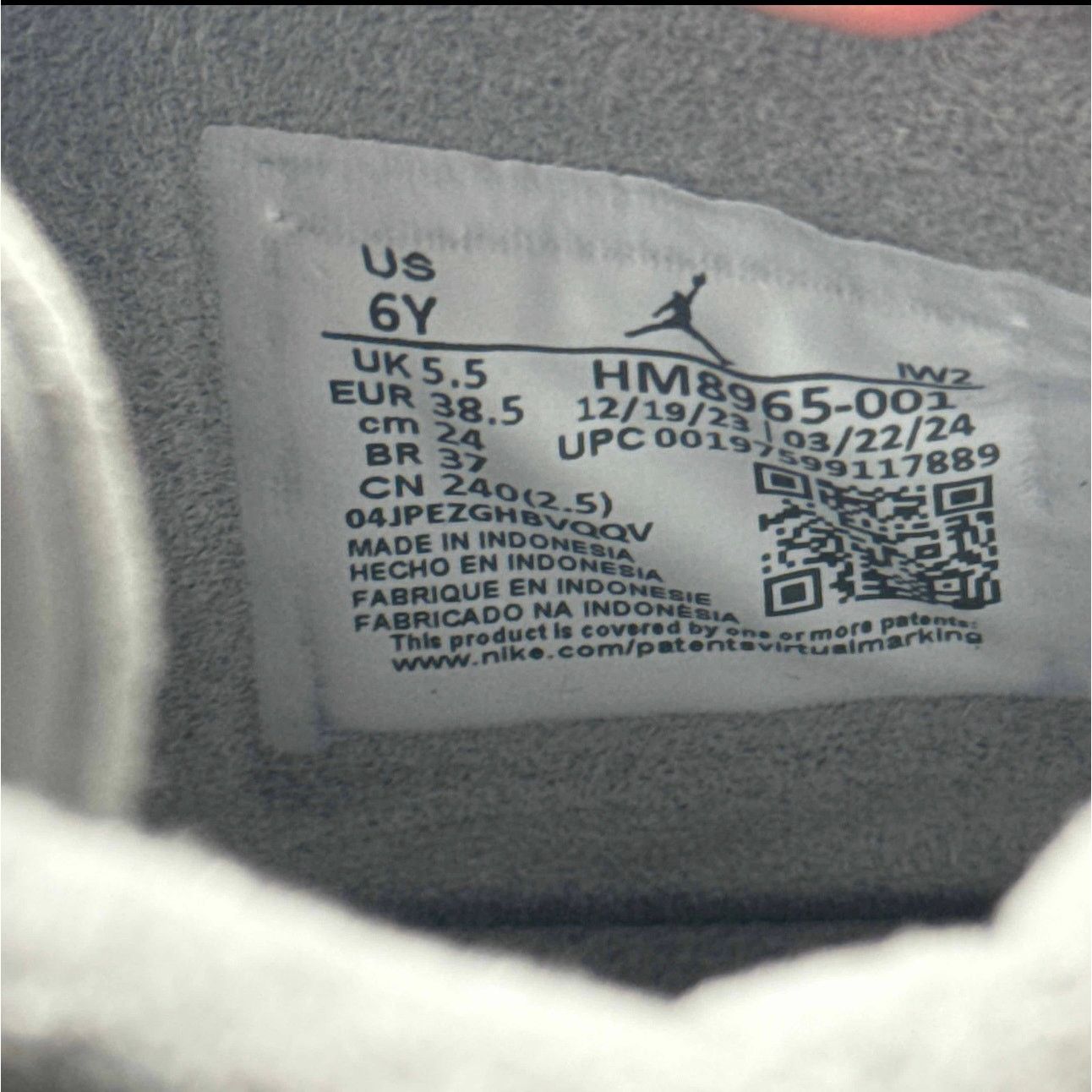 Jordan Brand × Nike Size 6 Nike Air Jordan 4 Retro SE GS Wet Cement Men's Shoes Size US 6 / EU 39 - 7 Thumbnail