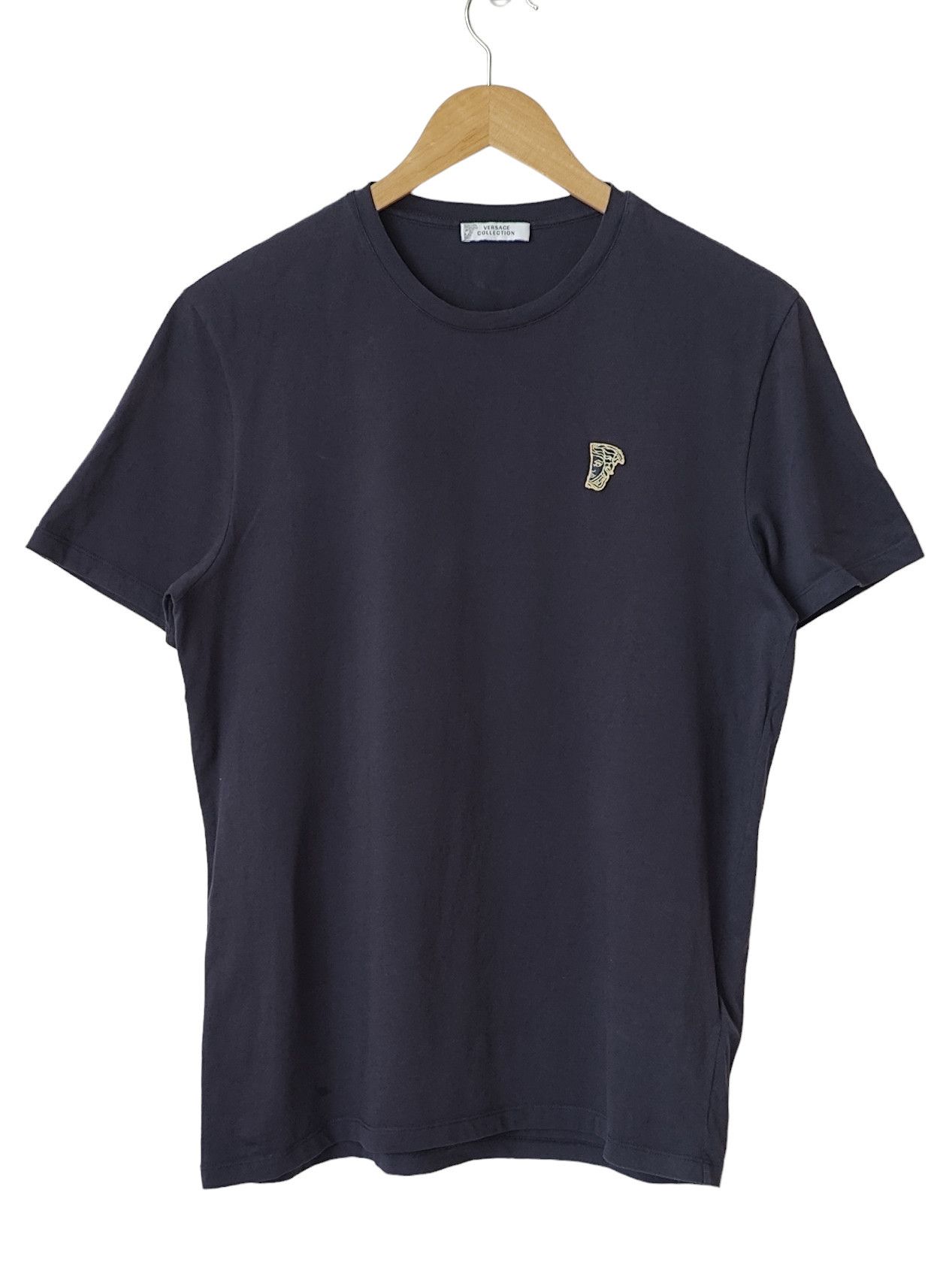 Versace Versace Collection Medusa Head Navy tshirt Size US M / EU 48-50 / 2 - 1 Thumbnail