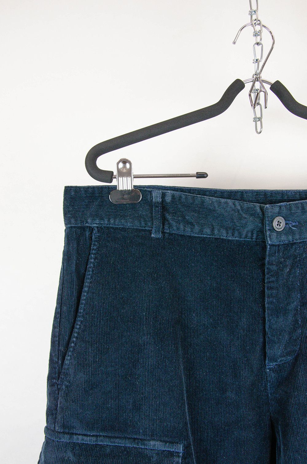 Diesel Diesel Navy Corduroy Cargo Pants - Size IT 52 Size US 36 / EU 52 - 5 Thumbnail