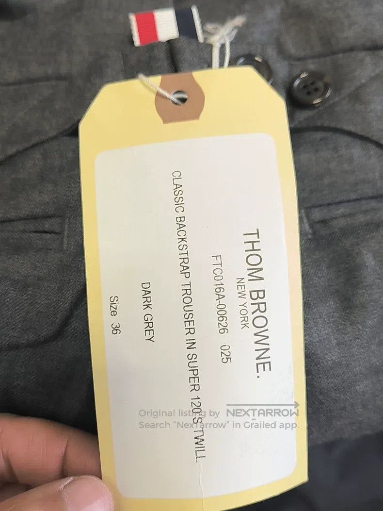 Thom Browne Thom Browne Gray Slacks Size 36R - 3 Thumbnail