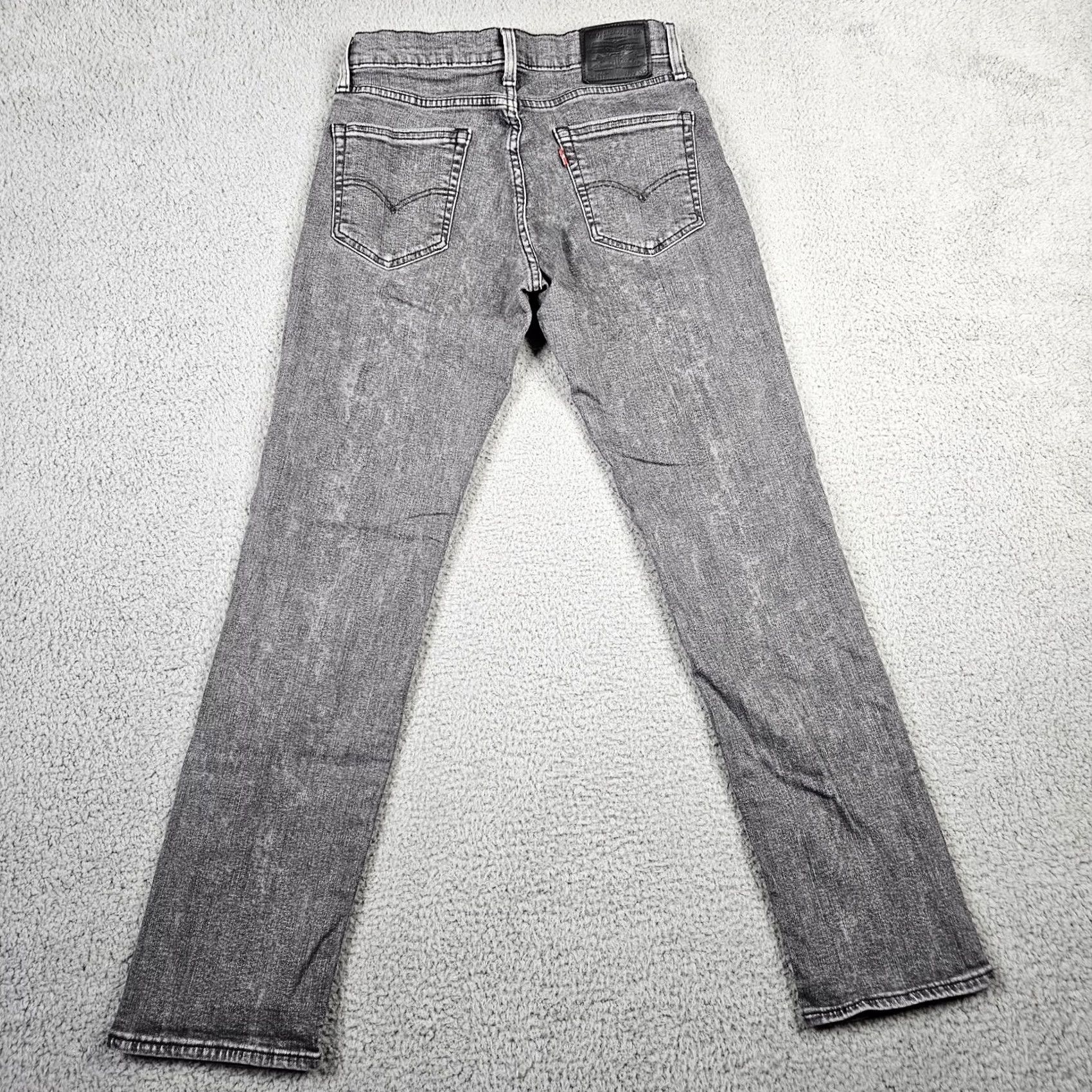 Levi's Levi’s Jeans Men’s Dark Gray Straight Leg Five Pockets Casual Size W32 Regular Size 24" / US 00 / IT 34 - 2 Thumbnail
