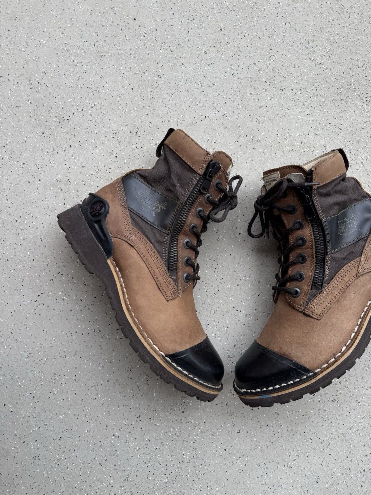 Smith's American Smith's American Combat Boots Mens Rare Rubber Avant Garde Size US 7.5 / EU 40-41 - 6 Thumbnail
