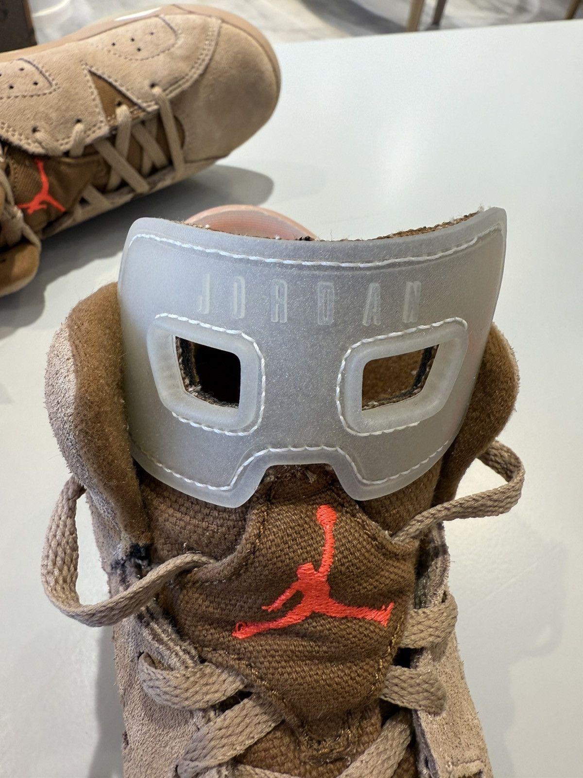 Nike × Travis Scott Air Jordan 6 Retro Travis Scott British Khaki (PS) Size US 5 / EU 37 - 5 Thumbnail