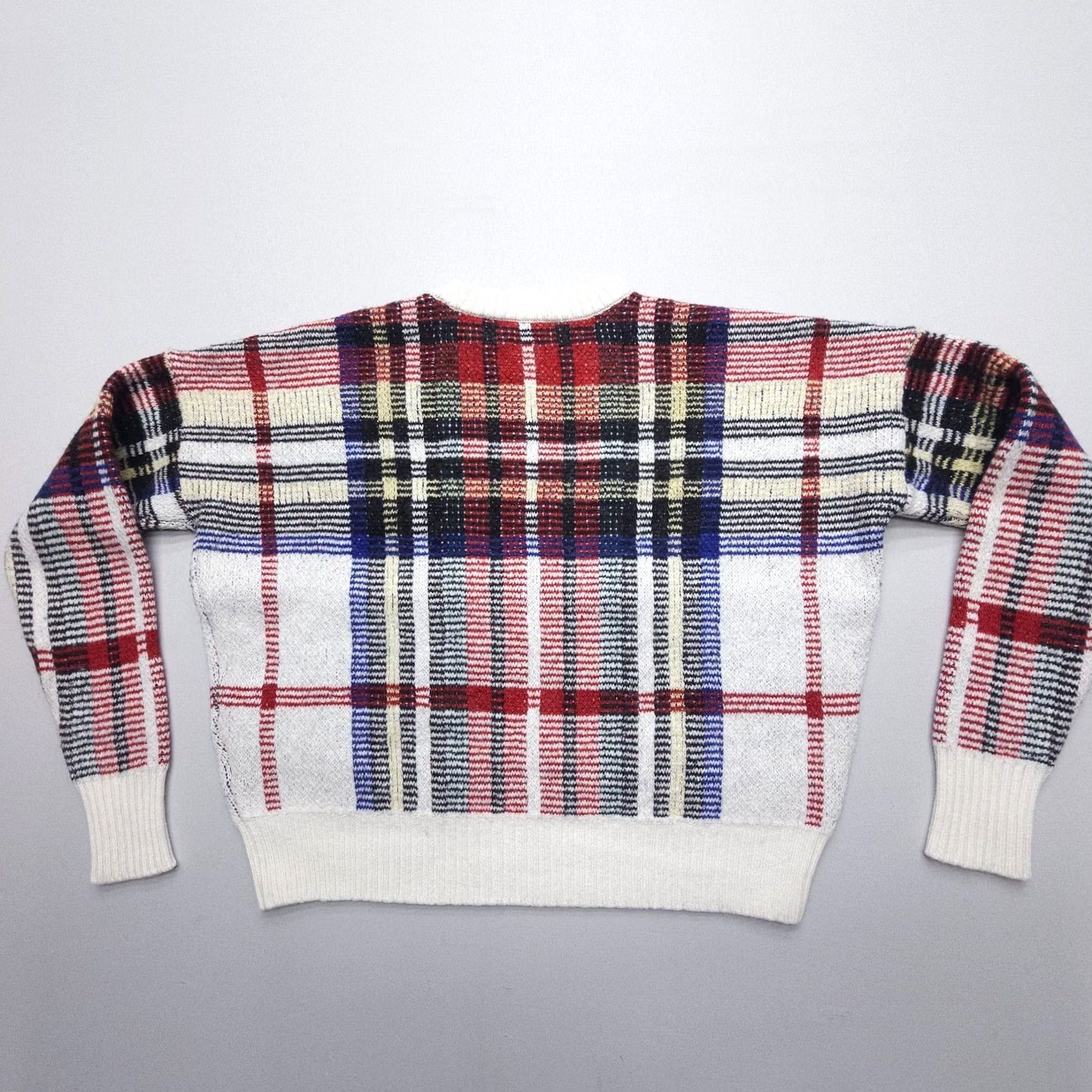 Ralph Lauren Lauren Ralph Lauren Sweater Womens Small Plaid Wool-Blend Crew Neck Pullover Knit Casual Outdoor Travel Multicolor Size S / US 4 / IT 40 - 3 Thumbnail