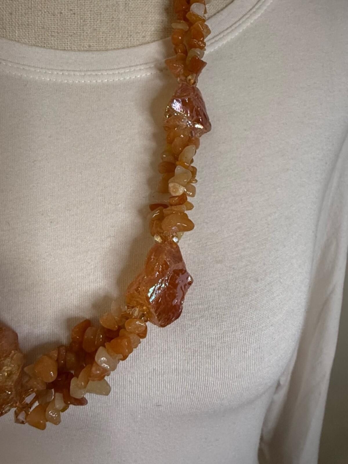 Other Iris & Lilly agate quartz necklace sterling silver 14k gold Size ONE SIZE - 4 Thumbnail