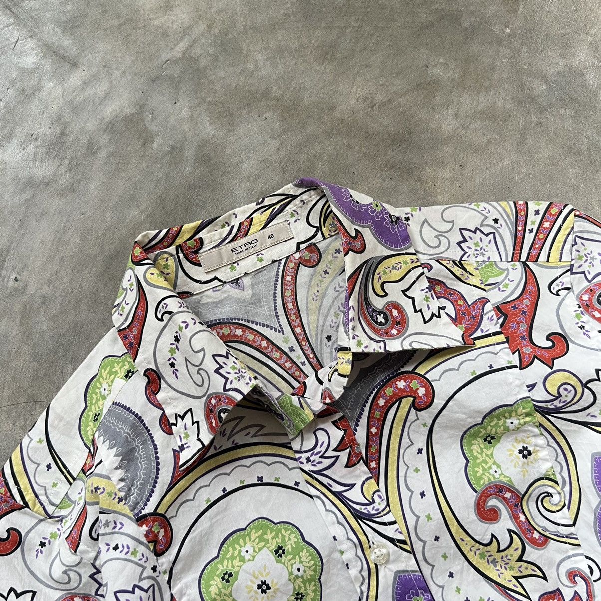 Etro Vintage Etro Paisley Pattern Longsleeve Button up Shirt Size M / US 6-8 / IT 42-44 - 2 Thumbnail