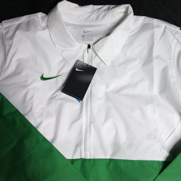 Nike NWT Nike Oregon Ducks 1/2 Zip Windbreaker Jacket Pullover Size US L / EU 52-54 / 3 - 1 Thumbnail