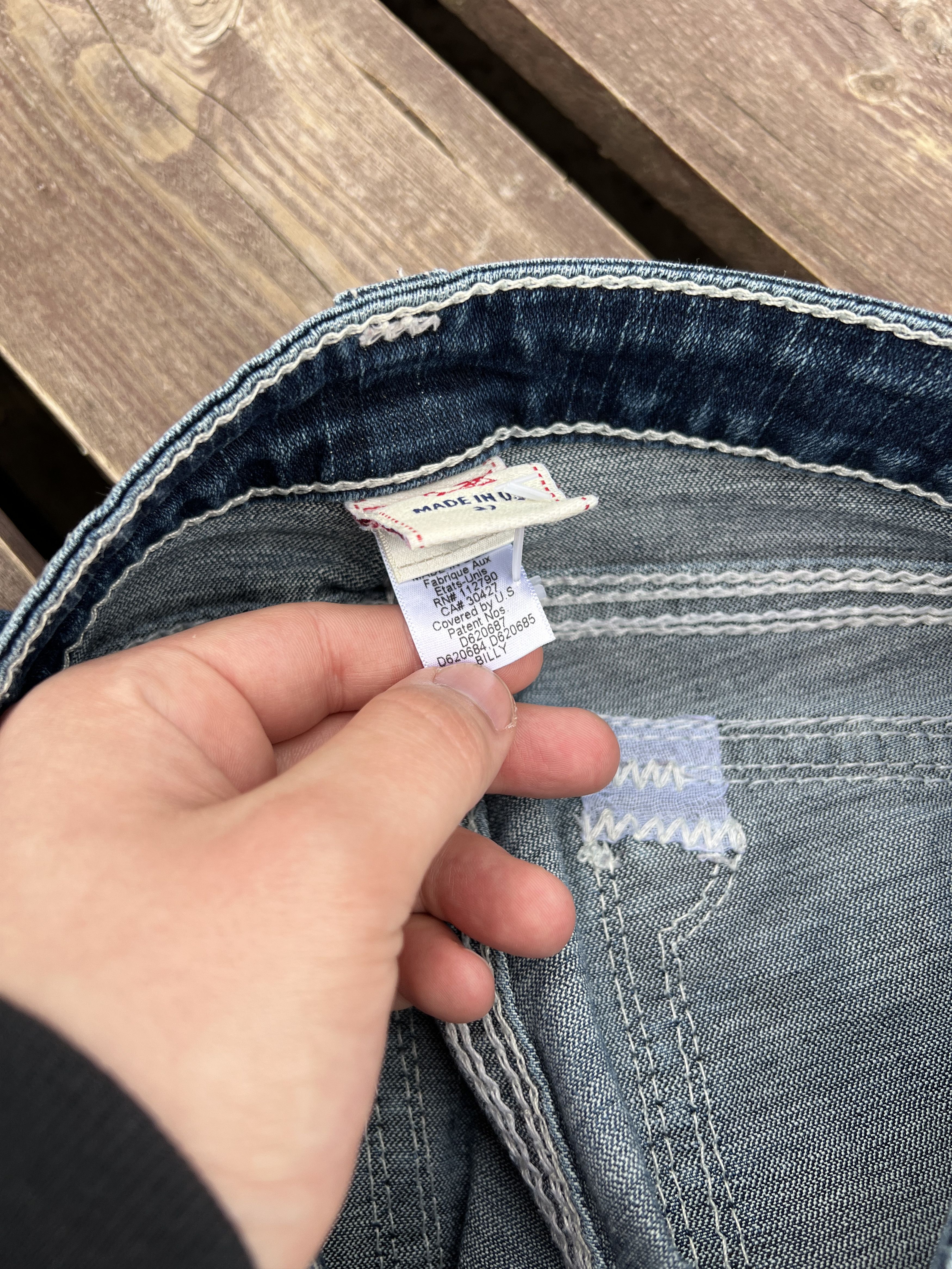 True Religion × Vintage True Religion Y2K Vintage Billy Big QT Denim Jeans Size 27" / US 4 / IT 40 - 12 Thumbnail
