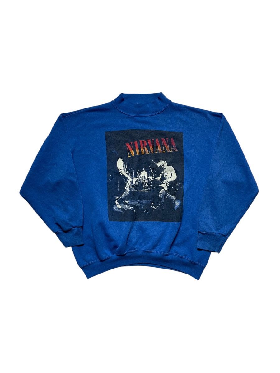 Nirvana Vintage 90s Nirvana sweatshirt crewneck USA promo Size US L / EU 52-54 / 3 - 1 Thumbnail