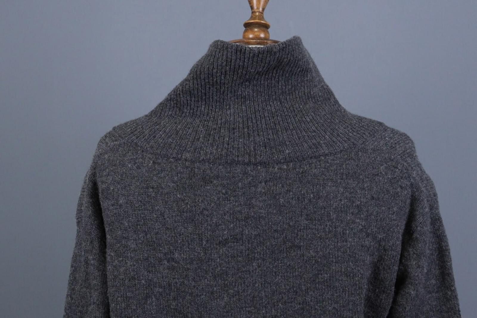 Zadig & Voltaire Zadig & Voltaire Dolcfge Gray Wool Swetshirt Sweater Size S Size S / US 4 / IT 40 - 9 Thumbnail