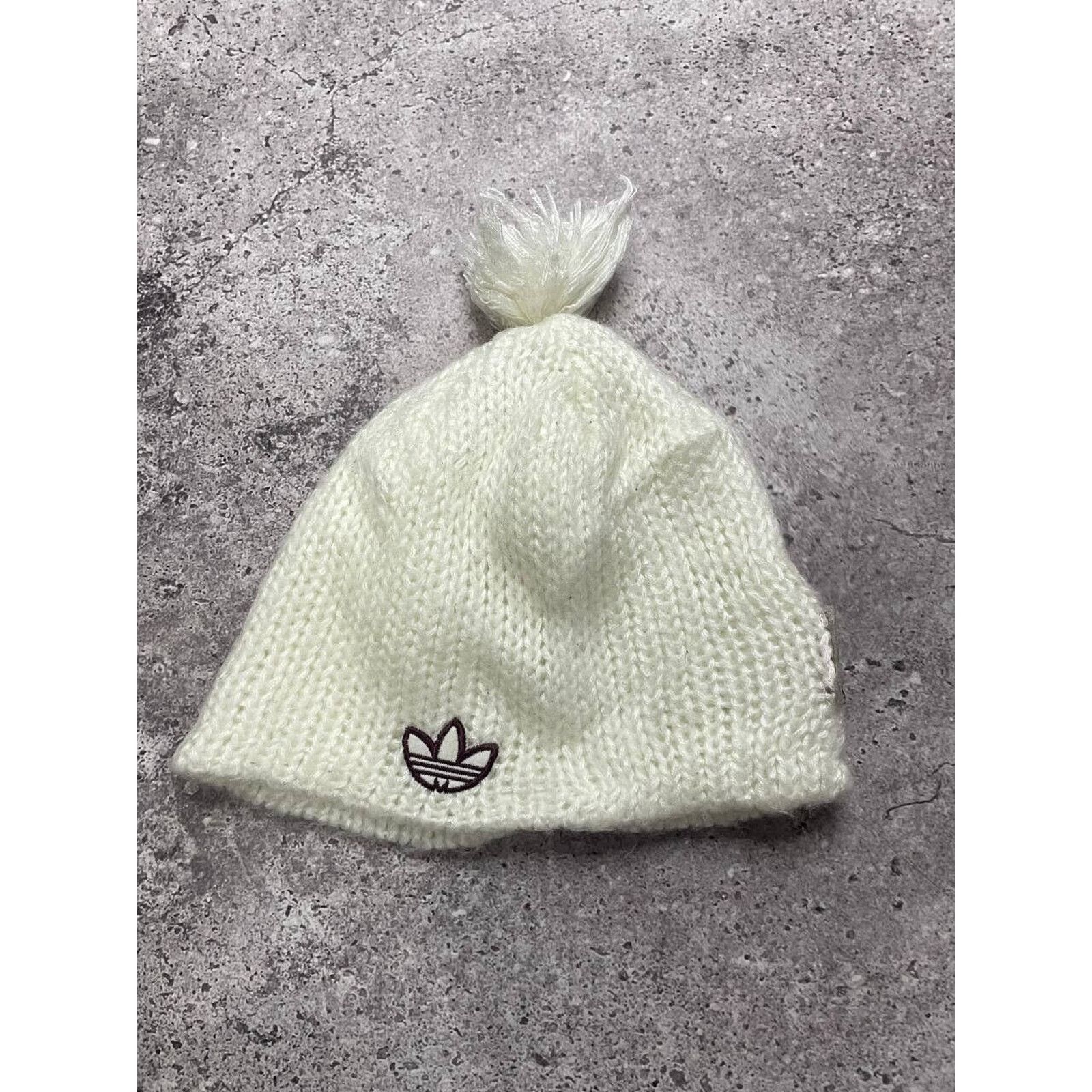 Adidas × Vintage Vintage Adidas x Texas A&M White Knit Beanie Hat One Size Size ONE SIZE - 4 Thumbnail