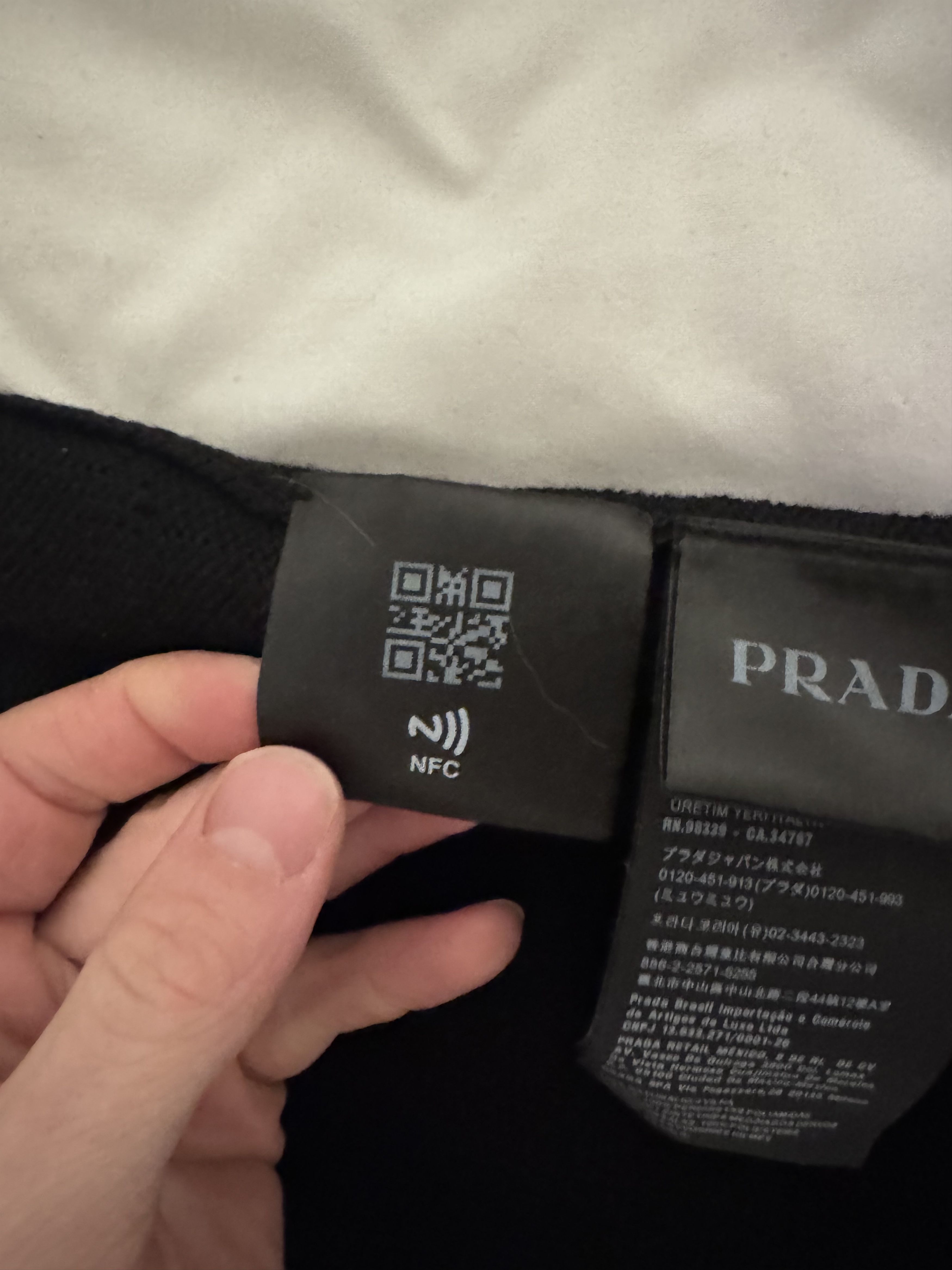 Prada Prada Men's Patch-Pocket Virgin Wool Jumper Size US L / EU 52-54 / 3 - 6 Thumbnail