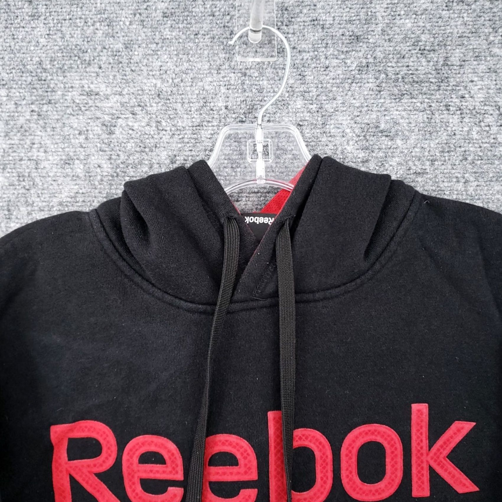 Reebok Reebok Hoodie Mens S Small Black Pullover Classic Logo Long Sleeve Sports Active Size US S / EU 44-46 / 1 - 6 Thumbnail