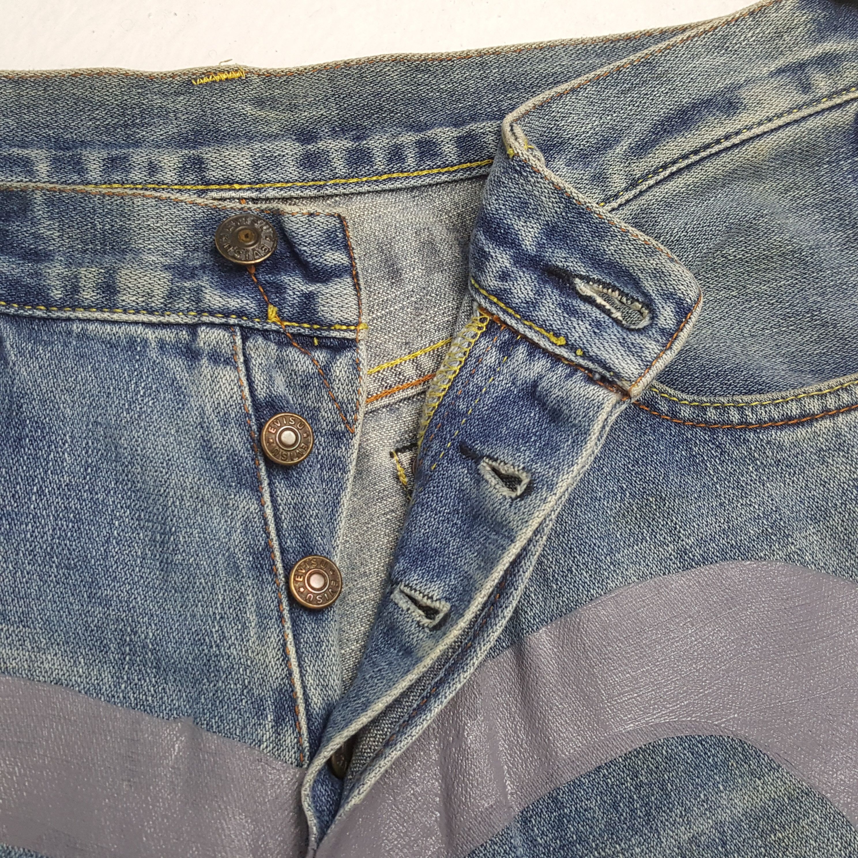 Evisu EVISU Japanese Brand Streetwear Custom Daicock Jeans Size US 30 / EU 46 - 12 Thumbnail