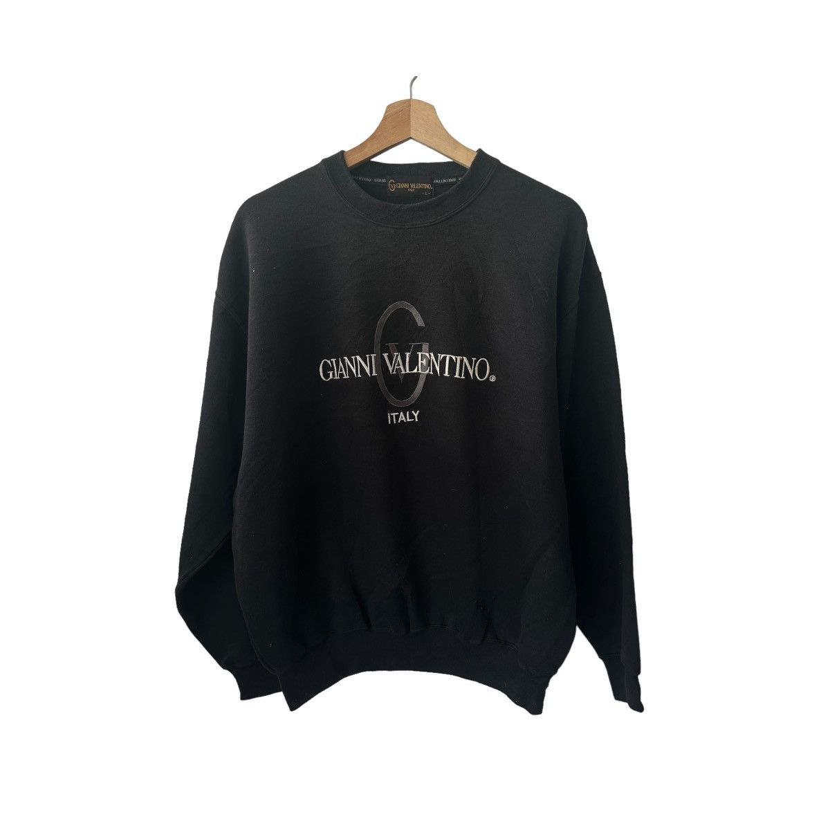 Sweatshirt gianni valentino embroidered