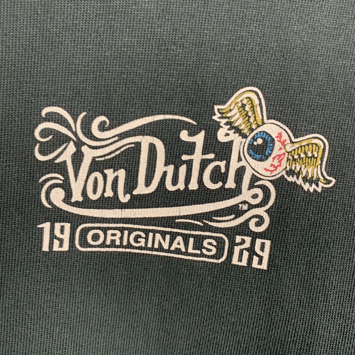 Von Dutch Y2K Von Dutch Washed Gray Hoodie Big Logo XL Size US XL / EU 56 / 4 - 4 Thumbnail