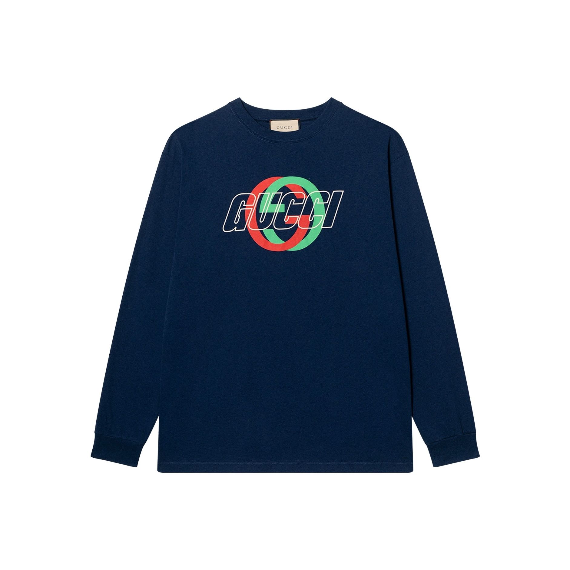 Gucci Gucci Interlocking G Long Sleeve T-Shirt M Size US M / EU 48-50 / 2 - 1 Thumbnail