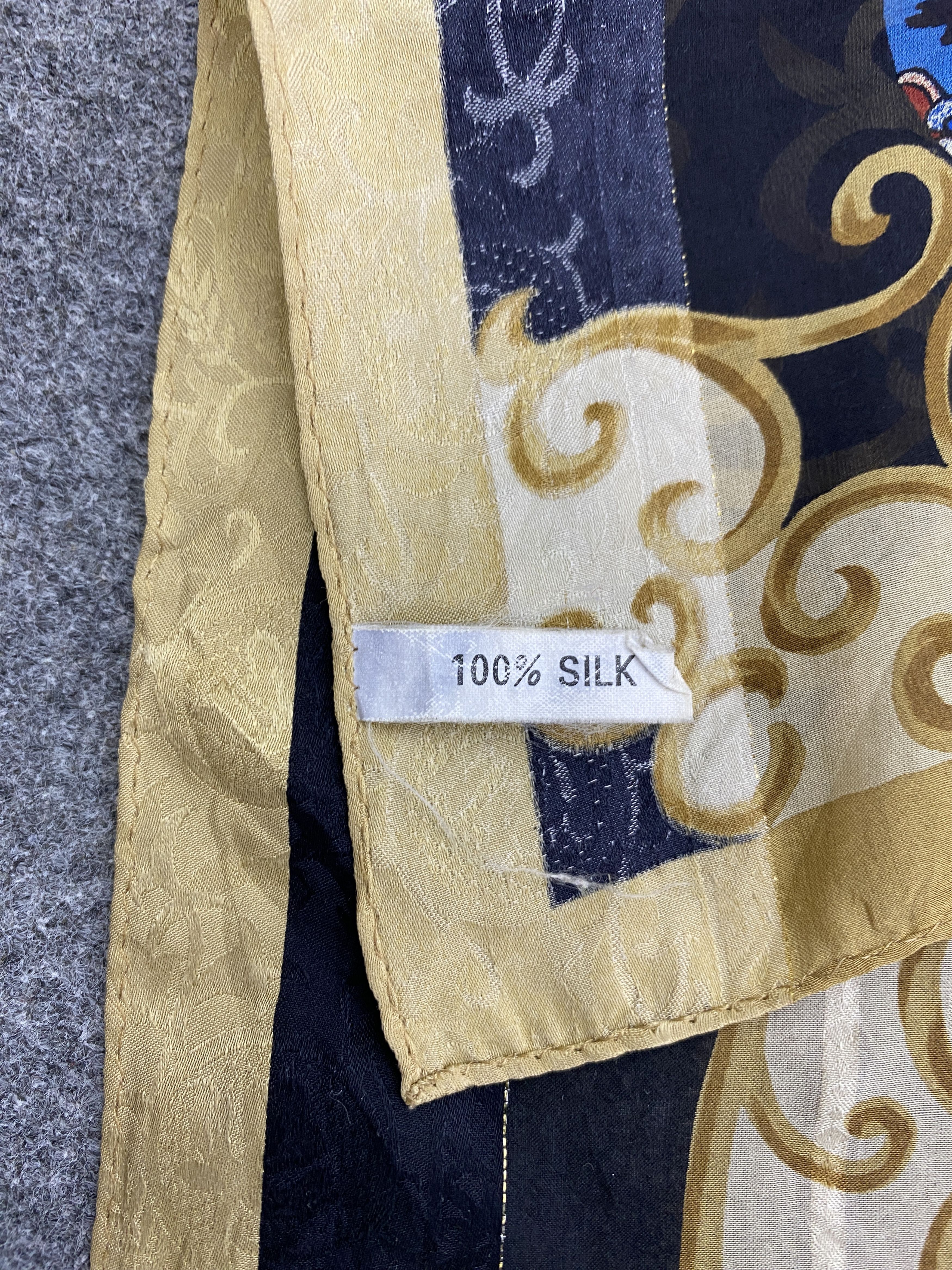 Japanese Brand Vintage Japanese Brand Silk Scarf SN0096 Size ONE SIZE - 9 Thumbnail
