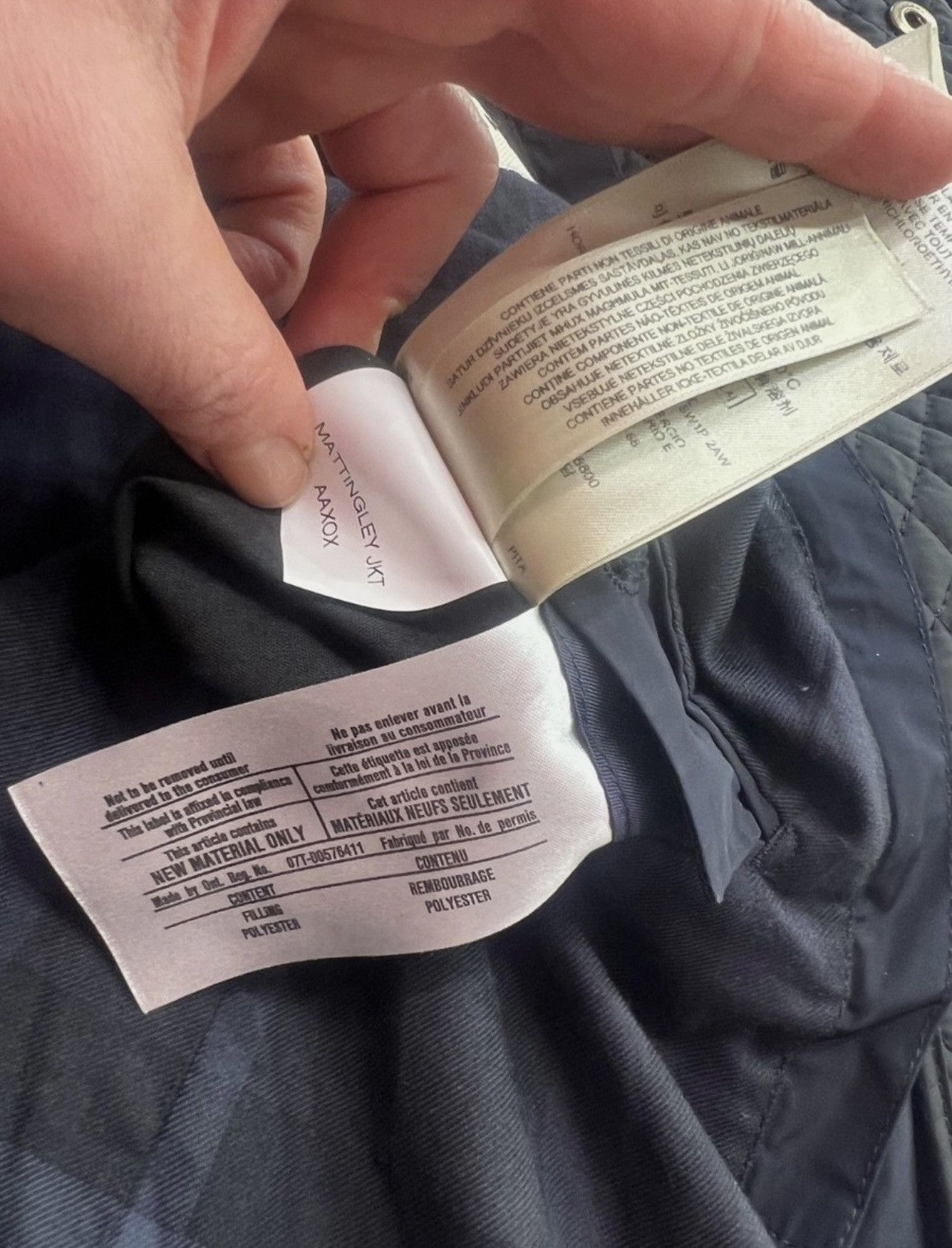 Burberry Burberry Lightweight Jacket Blazer Navy Removable Liner Size US S / EU 44-46 / 1 - 18 Thumbnail