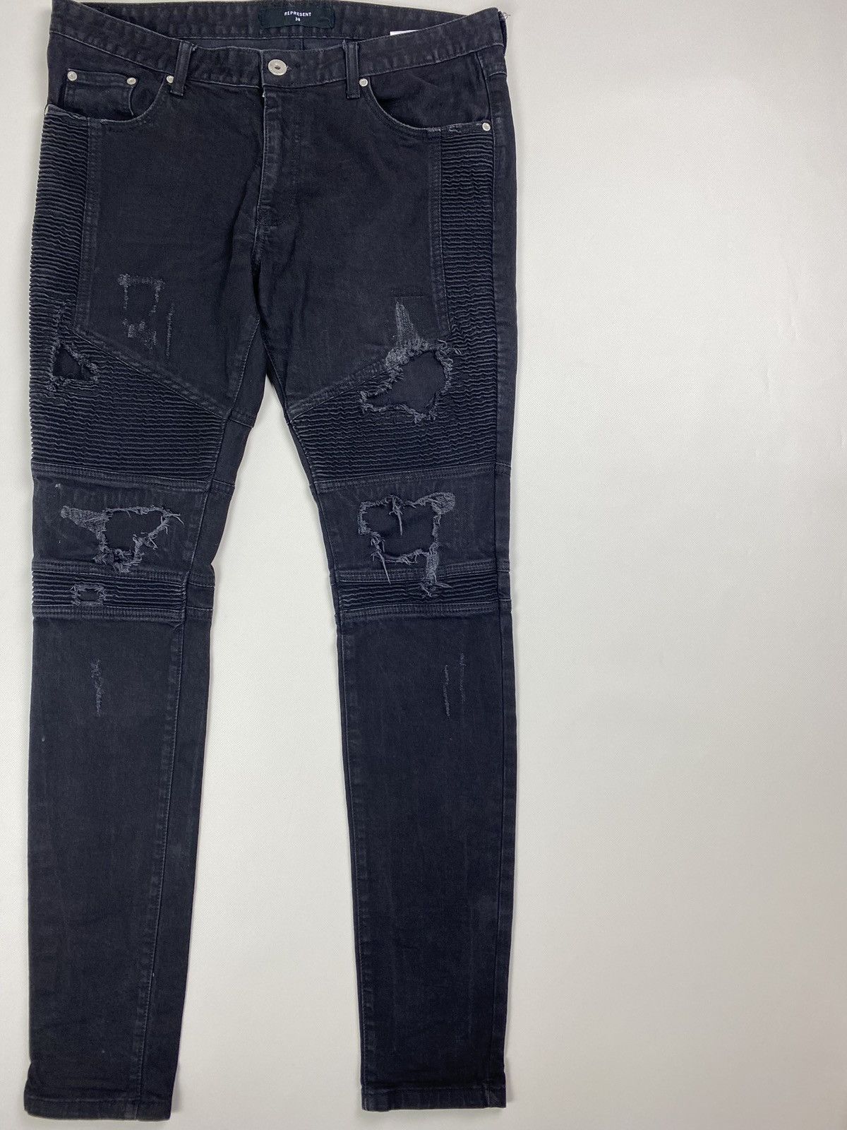 Represent Clo. Represent Skinny Biker Denim Size US 36 / EU 52 - 3 Thumbnail