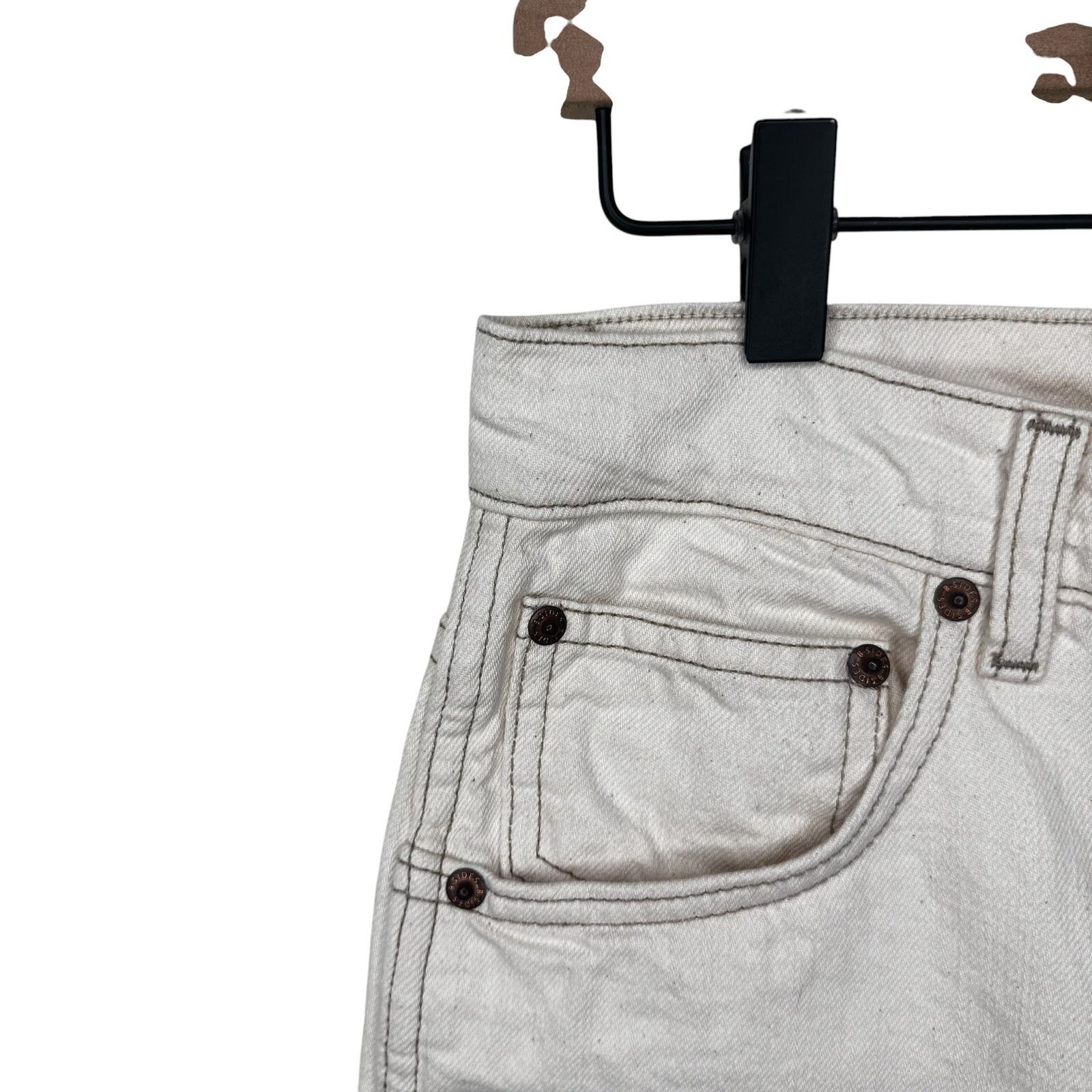 B Sides B. SIDES Plein Relaxed Straight Jean in Ecru Size 30 Size 30" / US 8 / IT 44 - 3 Thumbnail