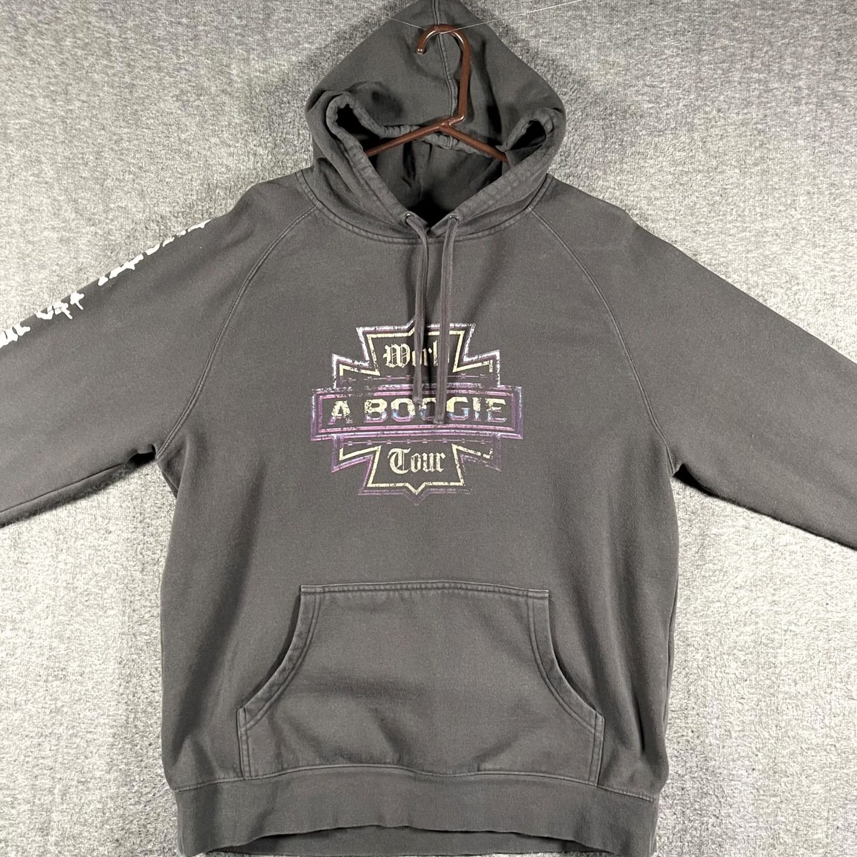Vintage A Boogie Hoodie Mens XL Black 2024 World Tour Better Off Alone Concert Graphic Shirt Size US XL / EU 56 / 4 - 5 Thumbnail