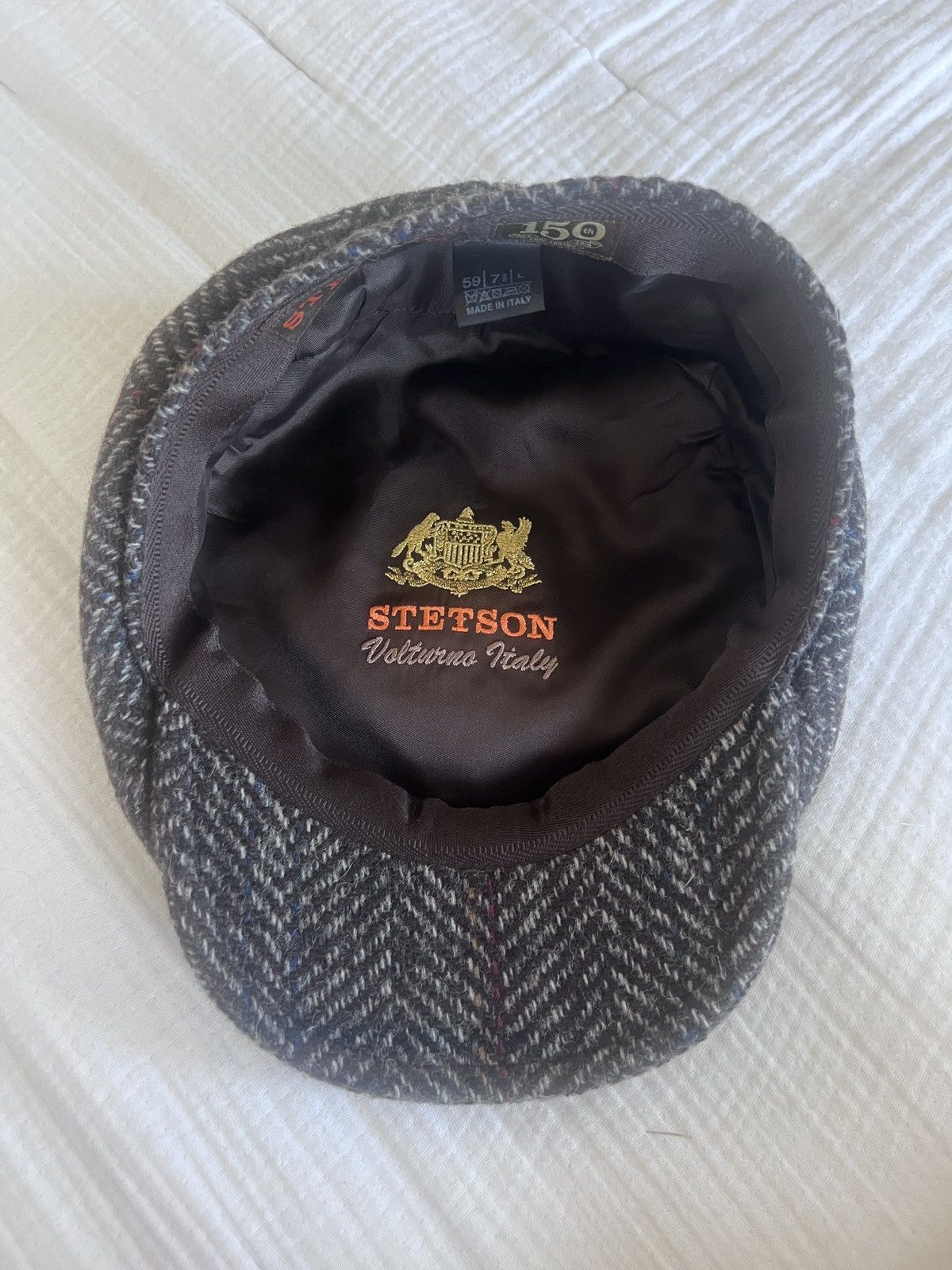 Stetson Stetson Volterra Italy 150th Anniversary Wool Newsboy 59/L Size ONE SIZE - 4 Thumbnail