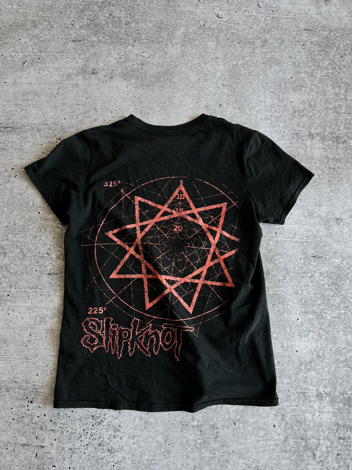 Slipknot Rare 2012 Slipknot Pentagram Big Logo Tee Vintage Band Rock Size US S / EU 44-46 / 1 - 3 Thumbnail