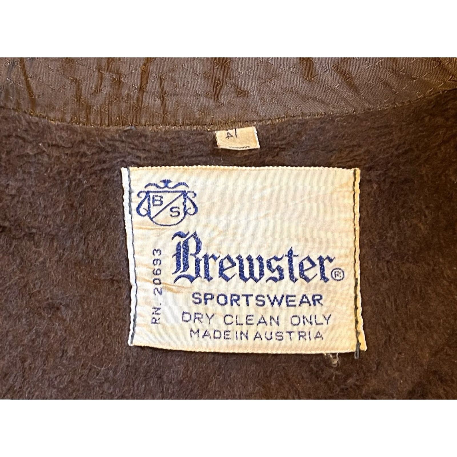 Vintage VINTAGE Brewster Sportswear Plaid Wool Shirt Jacket Men’s 42 Lined Faux Fur Wool Chest 46 Bomber Jacket Casual Workwear Mens Size US XL / EU 56 / 4 - 6 Thumbnail