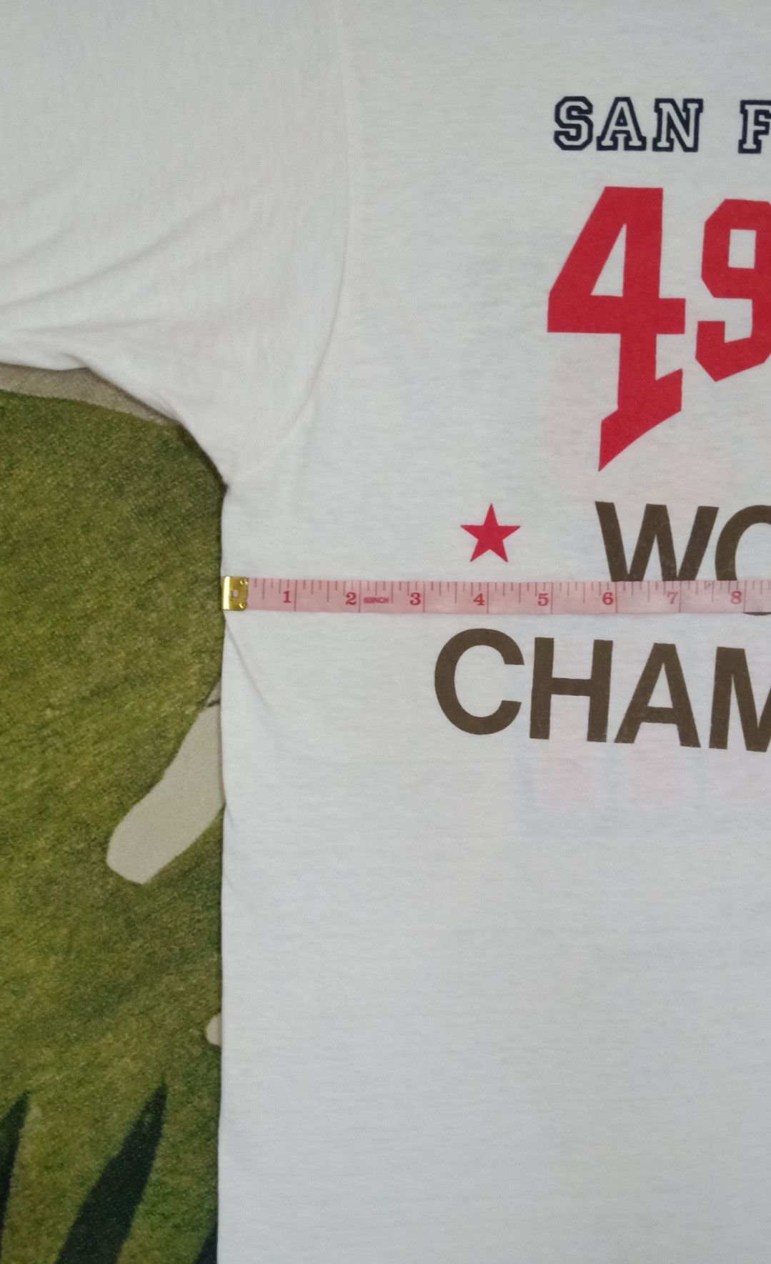 NFL × Vintage Vintage 80s San Francisco 49Ers World Champions T-shirt Size US M / EU 48-50 / 2 - 17 Thumbnail