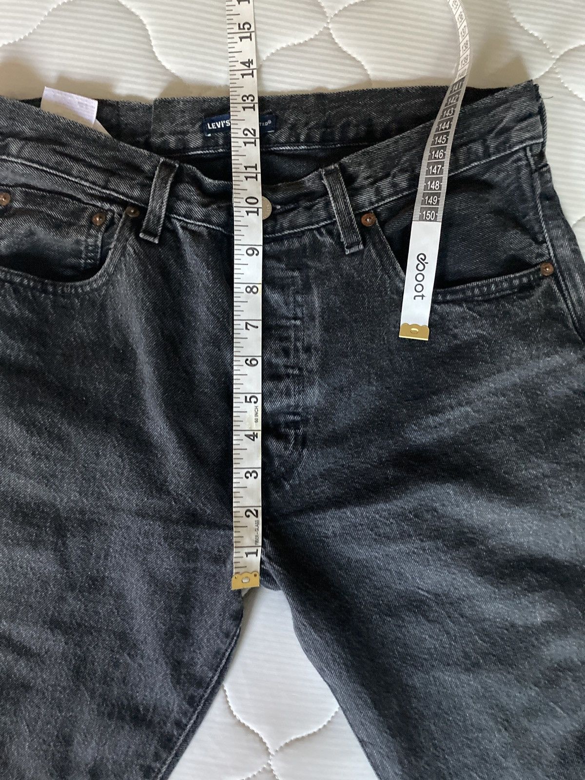 Levi's Levis Made & Crafted 501 Black Stonewash jeans Size US 32 / EU 48 - 5 Thumbnail
