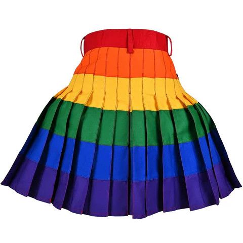 Other Utility Hybrid Kilt Rainbow with Removable Cargo Pocket Size US 38 / EU 54 - 4 Thumbnail
