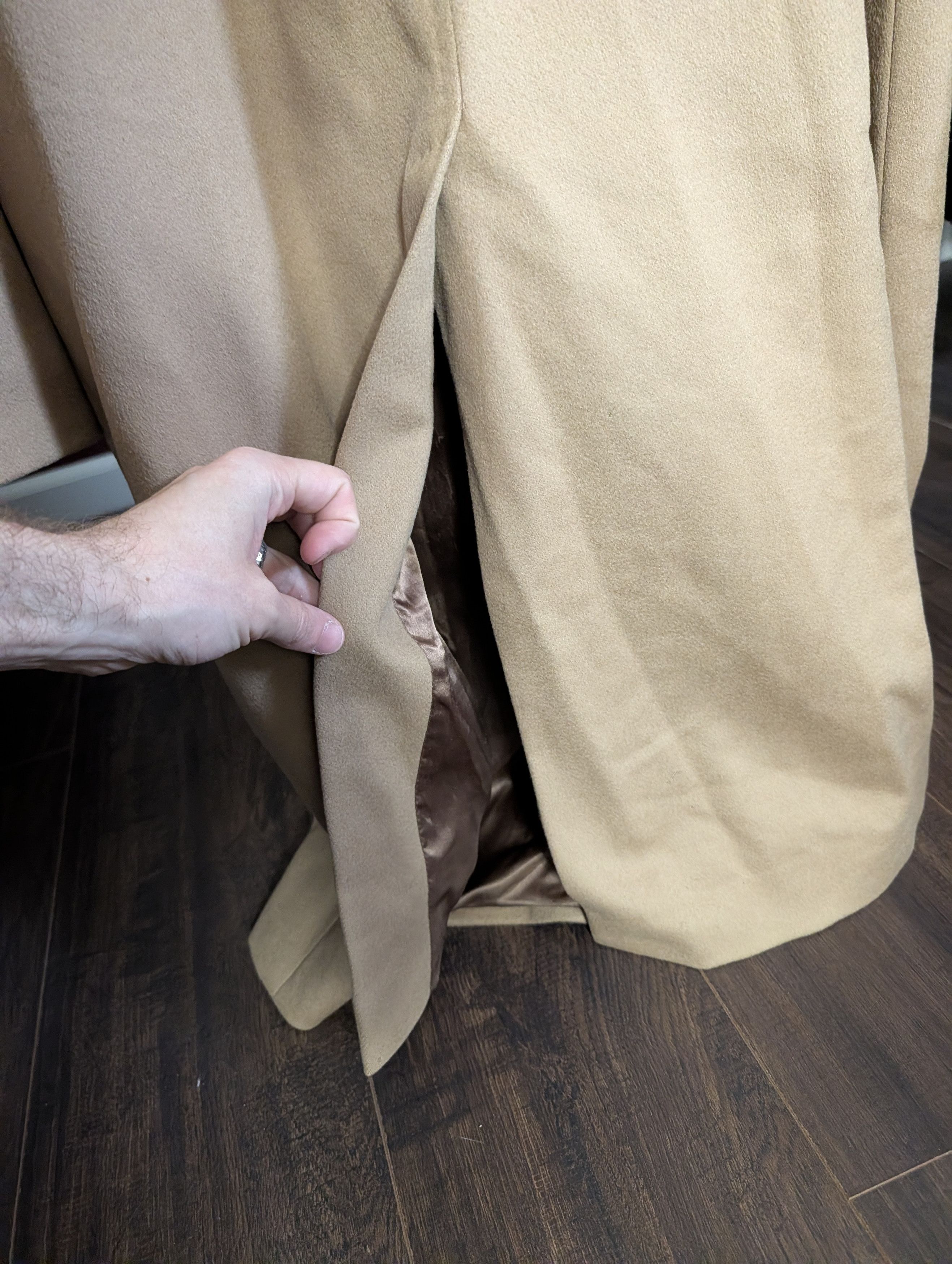PIACENZA 1833 Piacenza Caesar virgin wool fleece camel overcoat 52R Size US XL / EU 56 / 4 - 9 Thumbnail