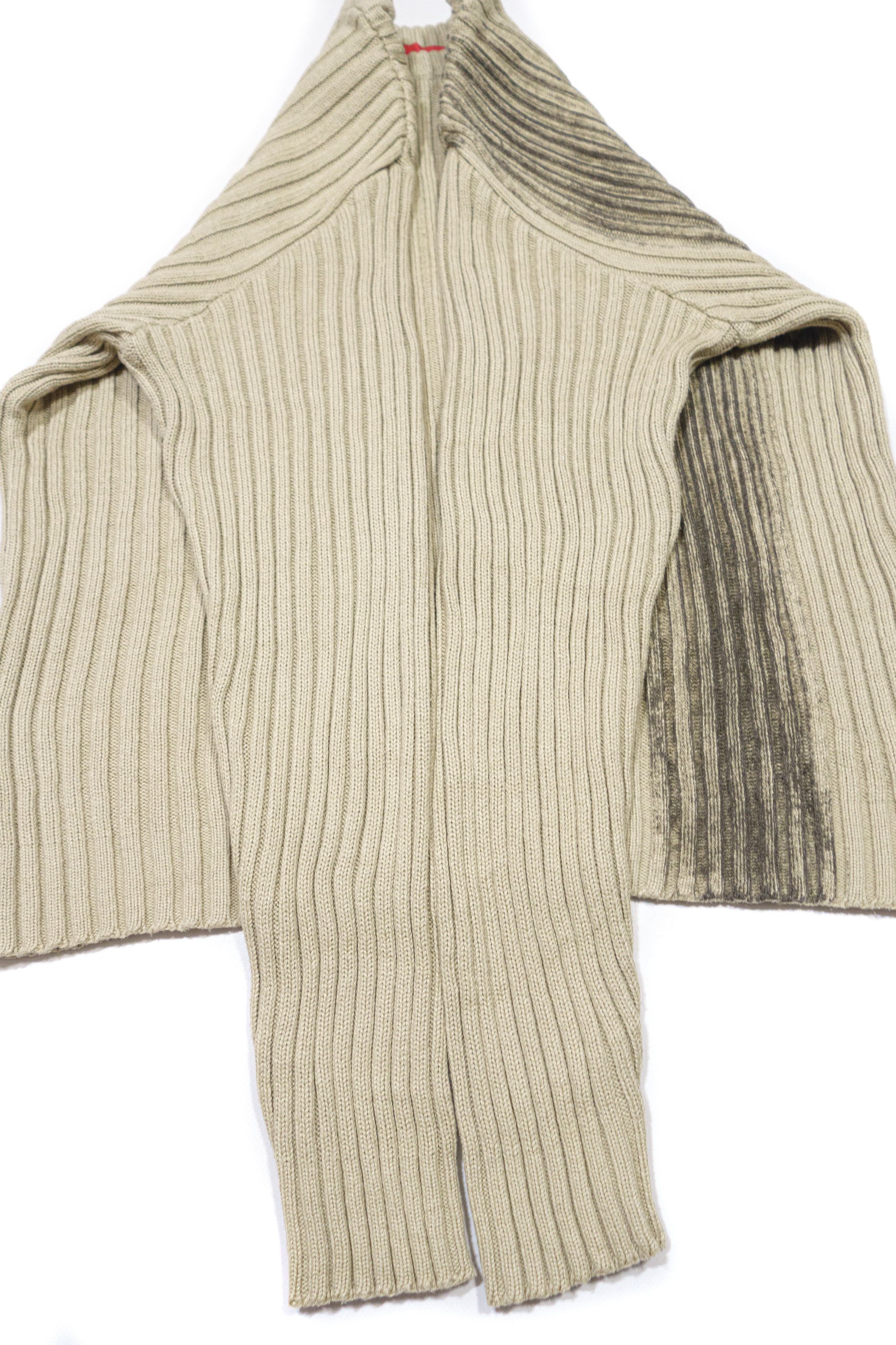 Vintage 00S Logo Textured Ribbed Knit Size US L / EU 52-54 / 3 - 5 Thumbnail