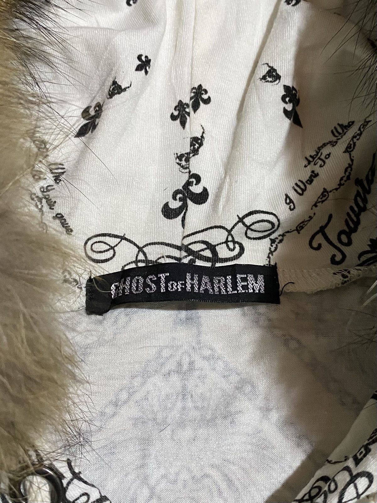 Japanese Brand JAPANESE BRAND GHOST OF HARLEM PAISLAY SKULL FUR HOODIES Size US M / EU 48-50 / 2 - 9 Thumbnail