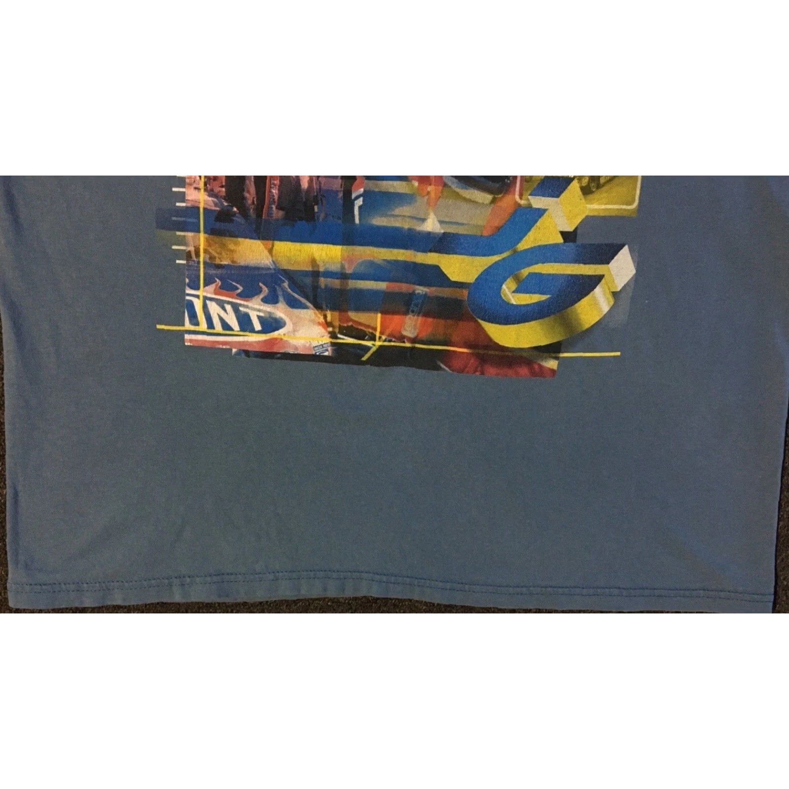 NASCAR VINTAGE NASCAR Jeff Gordon Faded All Over Print Shirt XL Blue Men Short Sleeve T-Shirt 90s Biker Grunge Racing Car USA Retro 80s 90s Indie Racing Size US XL / EU 56 / 4 - 5 Thumbnail