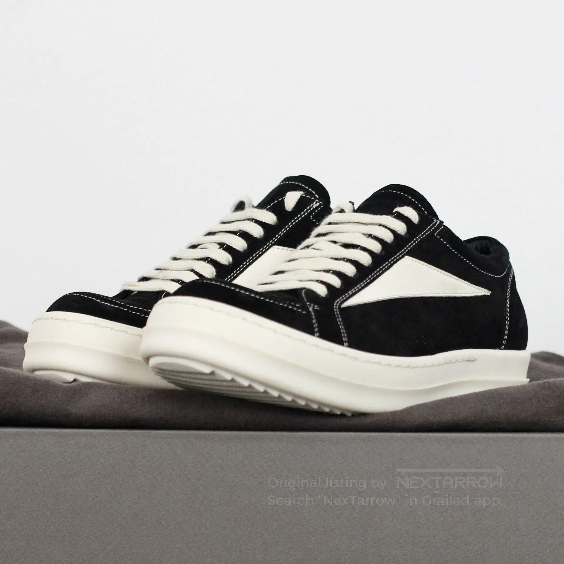 Rick Owens Stylish Rick Owens Suede Sneakers for Women. Size US 6.5 / IT 36.5 - 3 Thumbnail