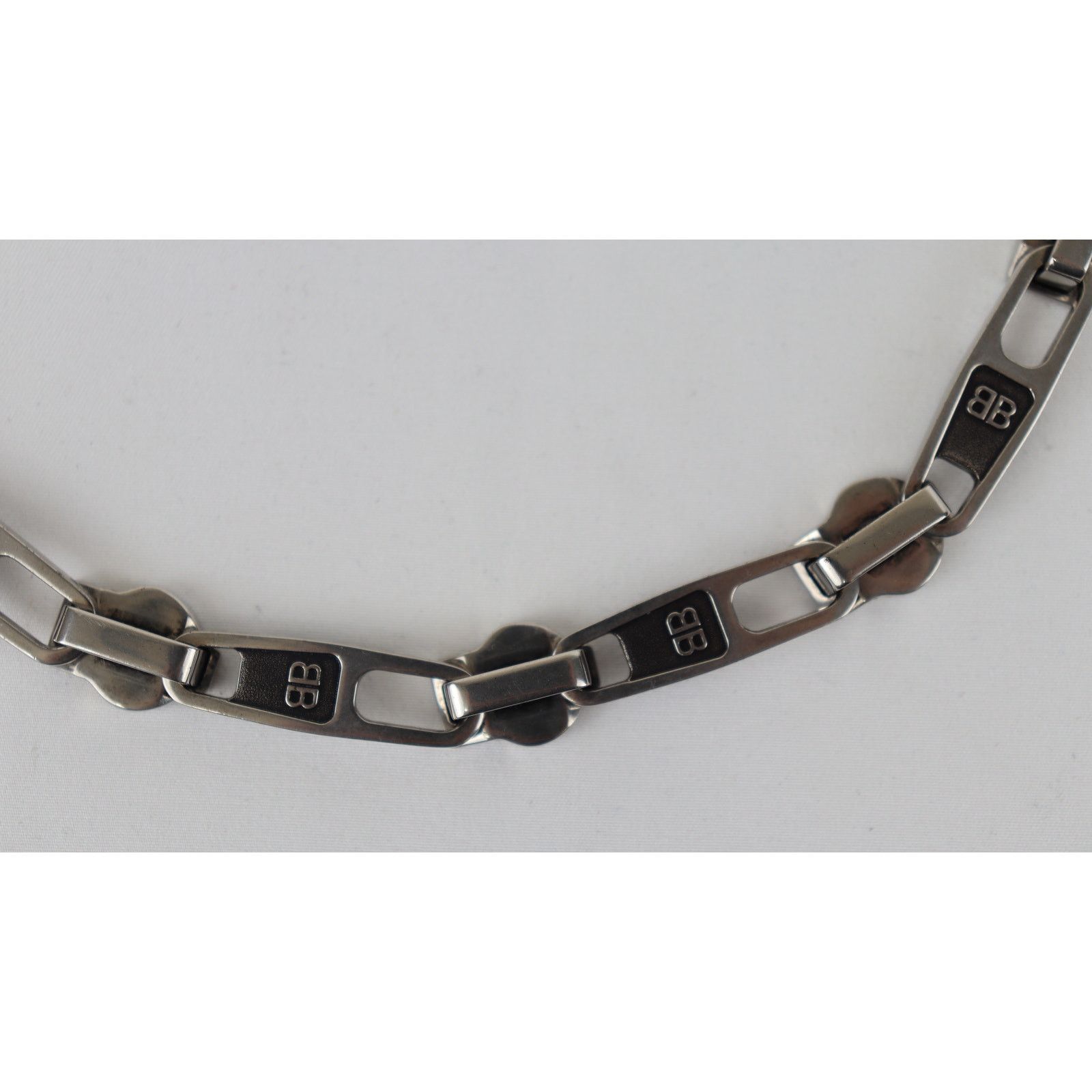 Balenciaga o1rshd1 Size: OS / Dup / Silver Plated Necklace in Silver Size ONE SIZE - 8 Thumbnail
