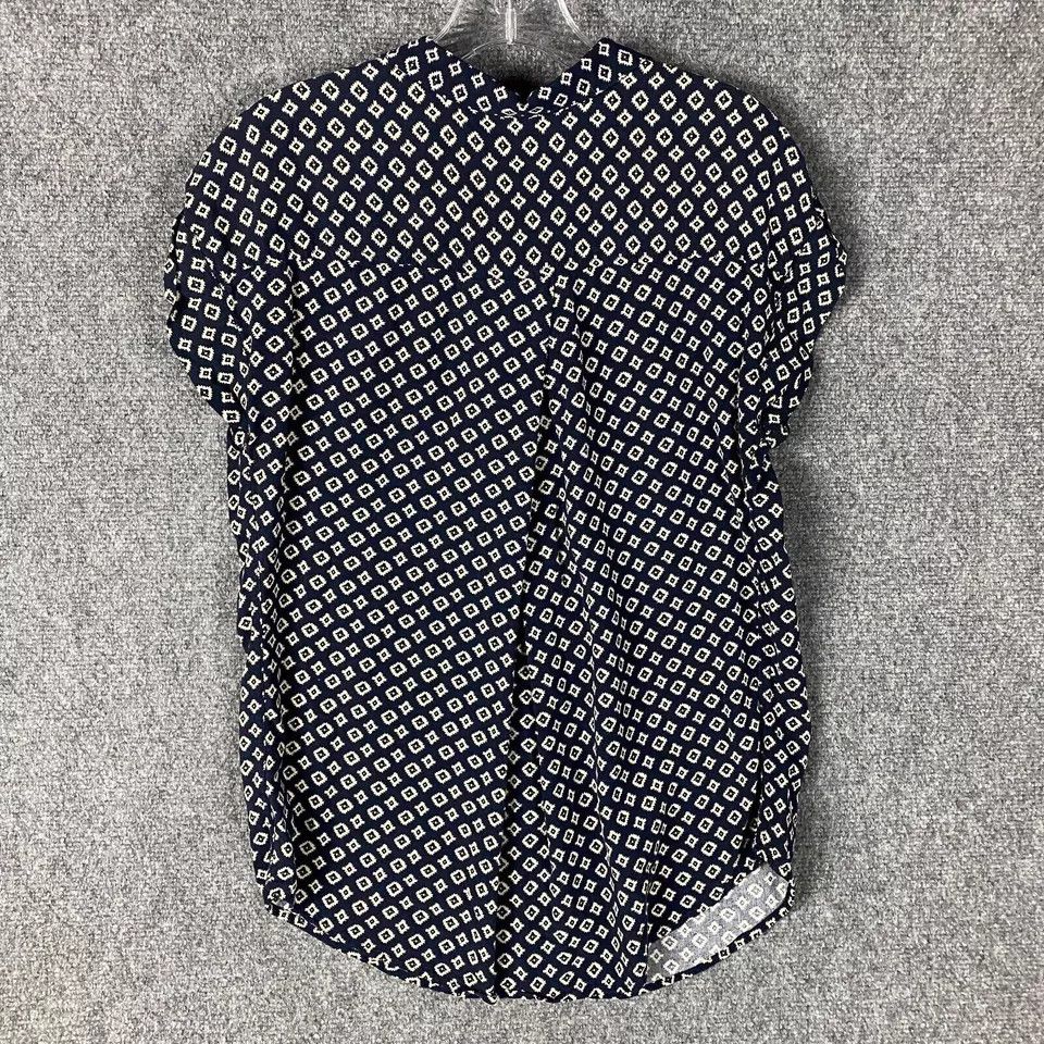Other Jachs Girlfriend Button Up Top Women's Medium Rayon Casual M Size M / US 6-8 / IT 42-44 - 7 Thumbnail