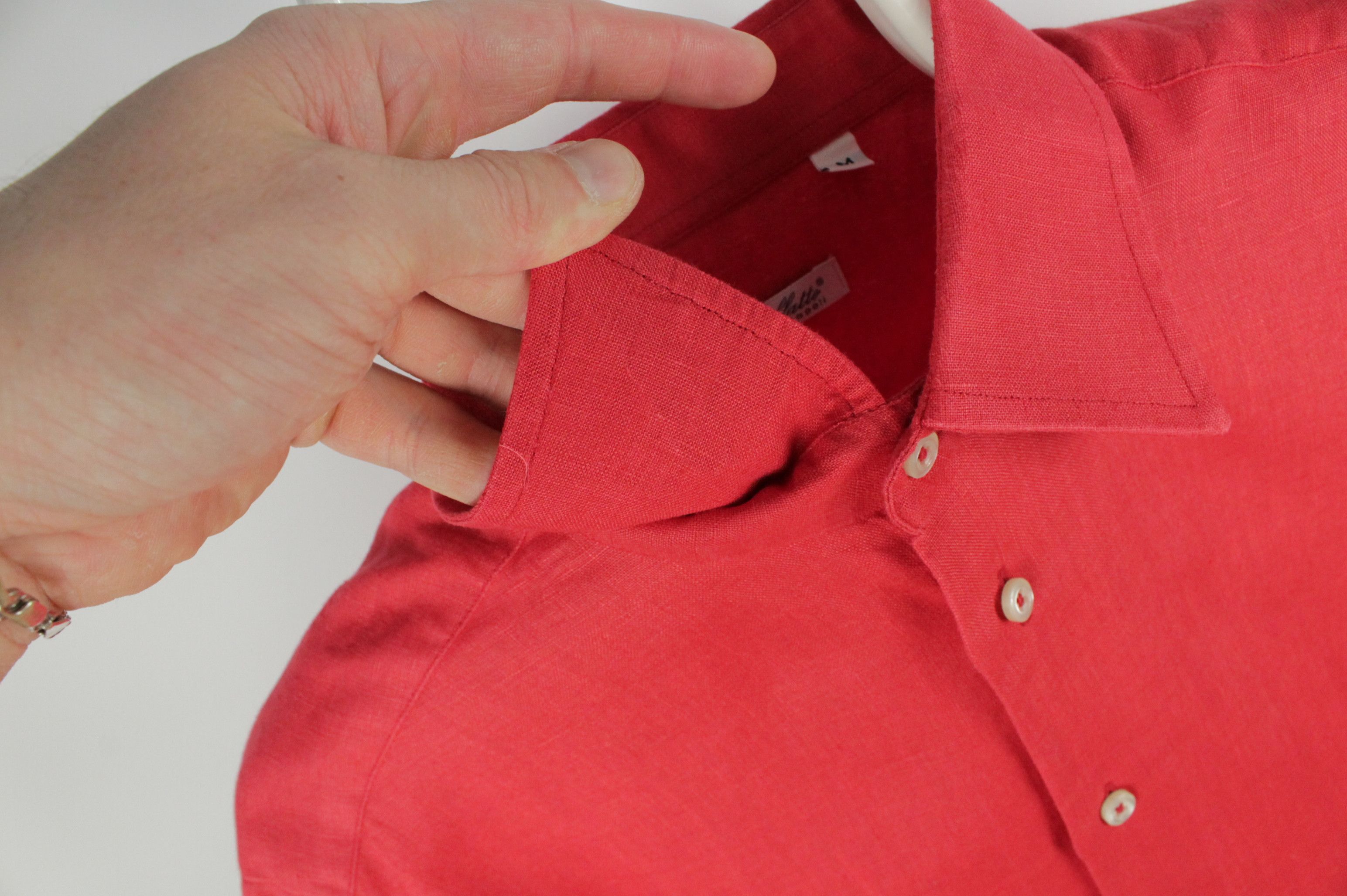 Other Nienteaffatto Napoli Red Linen Shirt Size US M / EU 48-50 / 2 - 4 Thumbnail