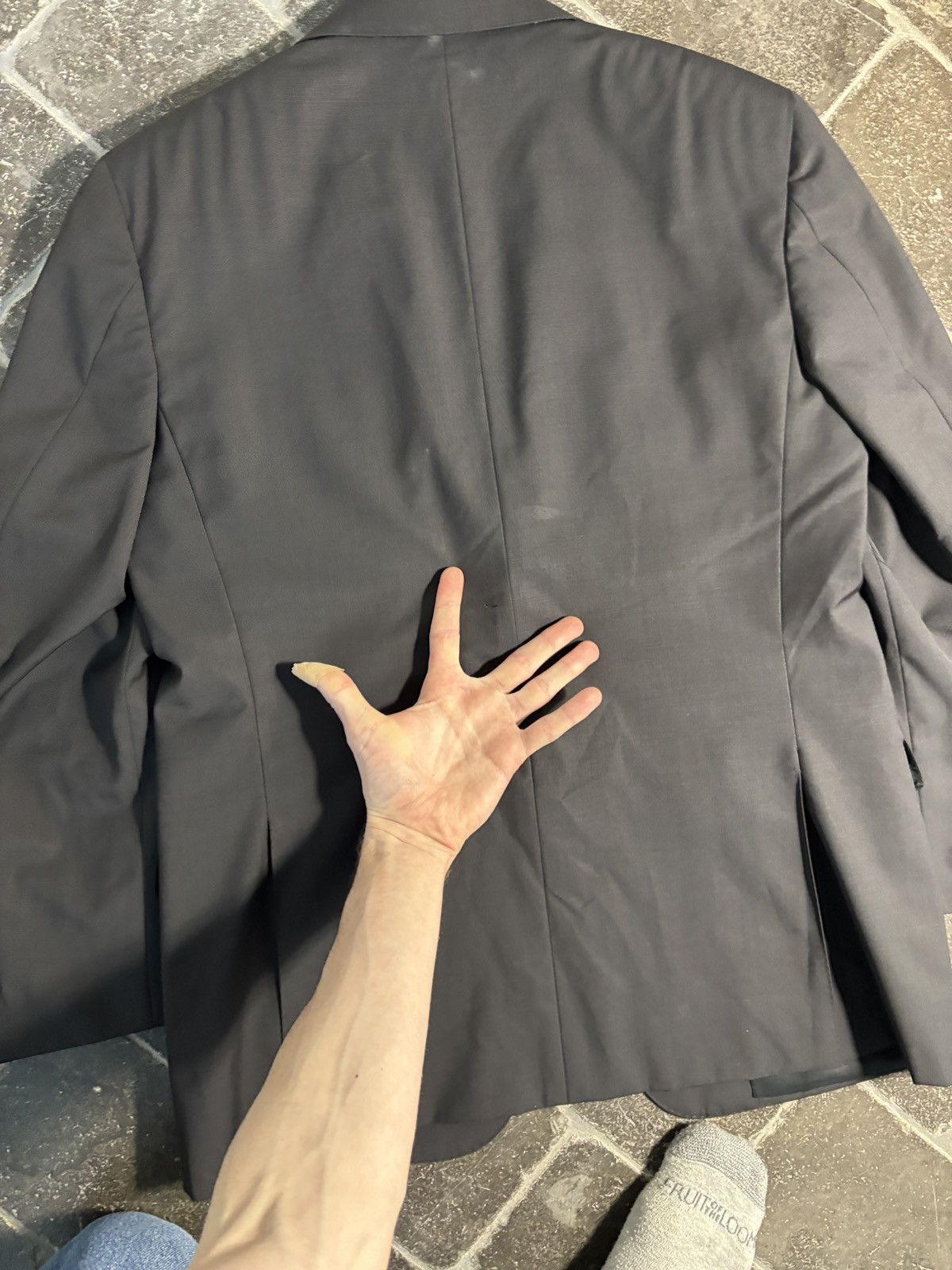 Canali Canali Suit Two Piece Suit Made in Italy Designer Two Tone Size 52R - 13 Thumbnail