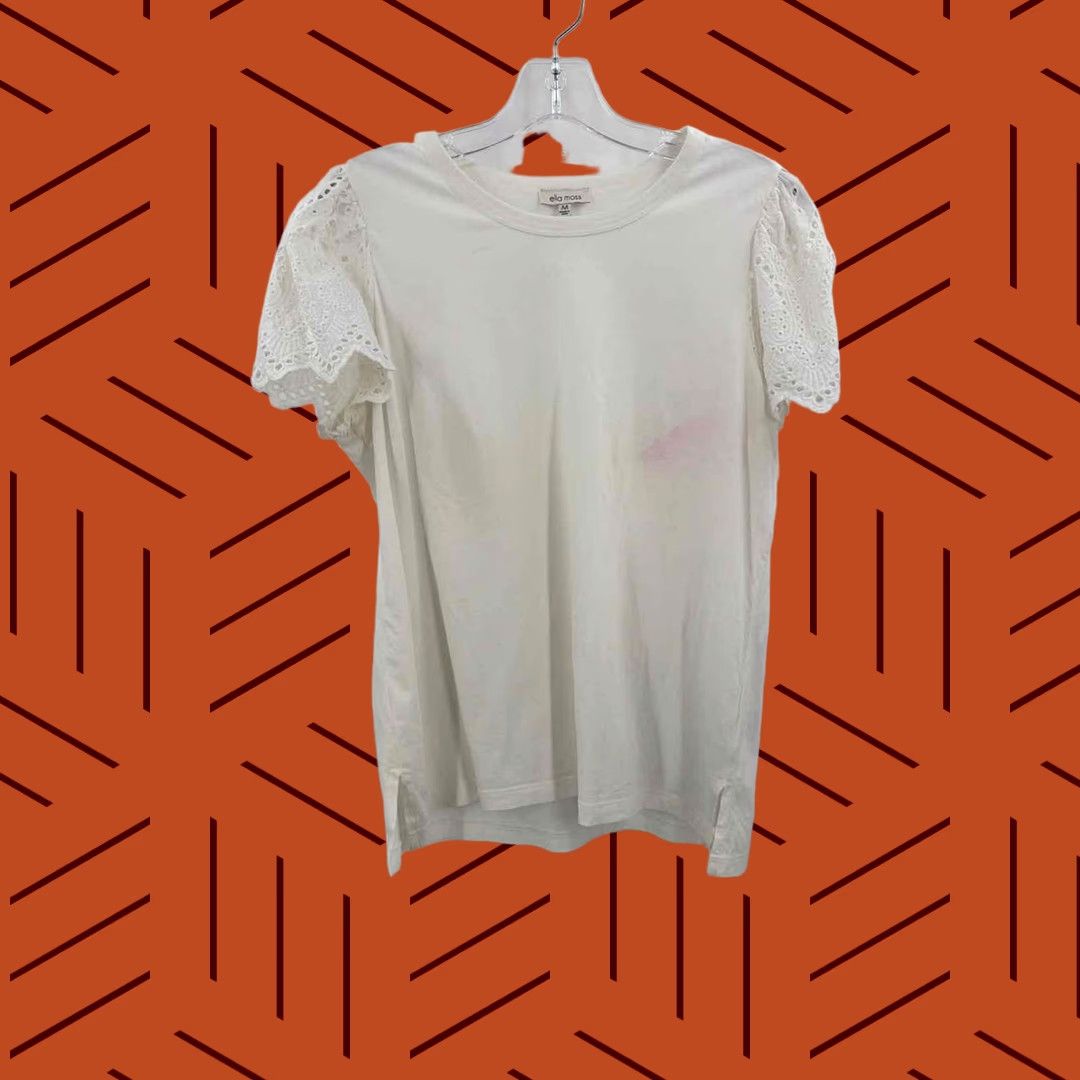 Vintage Ella Moss White Blouse XL Plus Size - Pre-Owned Size XL / US 12-14 / IT 48-50 - 1 Thumbnail